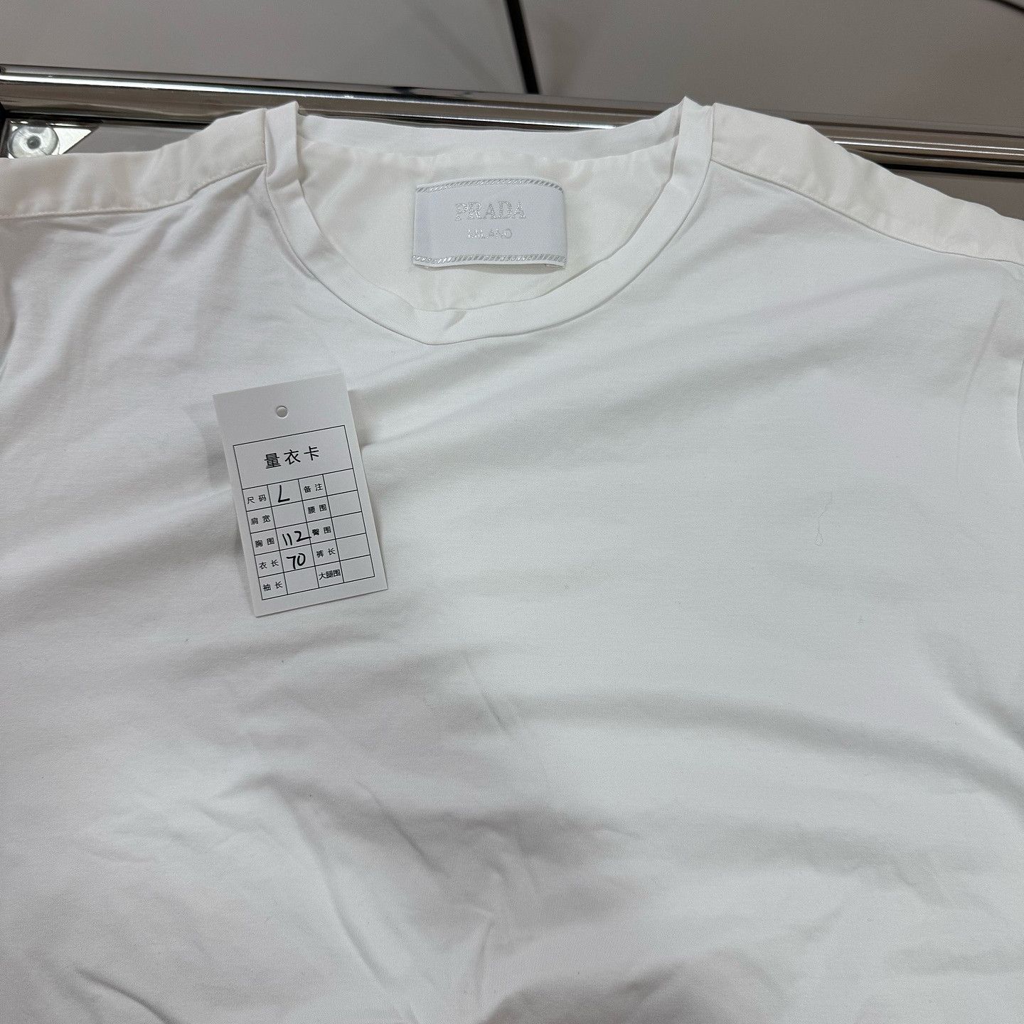 Prada Prada Logo Patch Long Sleeve T-Shirt Size L Size US L / EU 52-54 / 3 - 5 Thumbnail