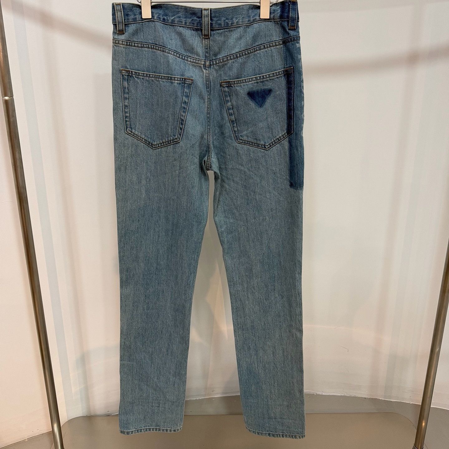 Prada Prada Triangle Logo Denim Jeans Size 31 Size US 31 - 2 Thumbnail