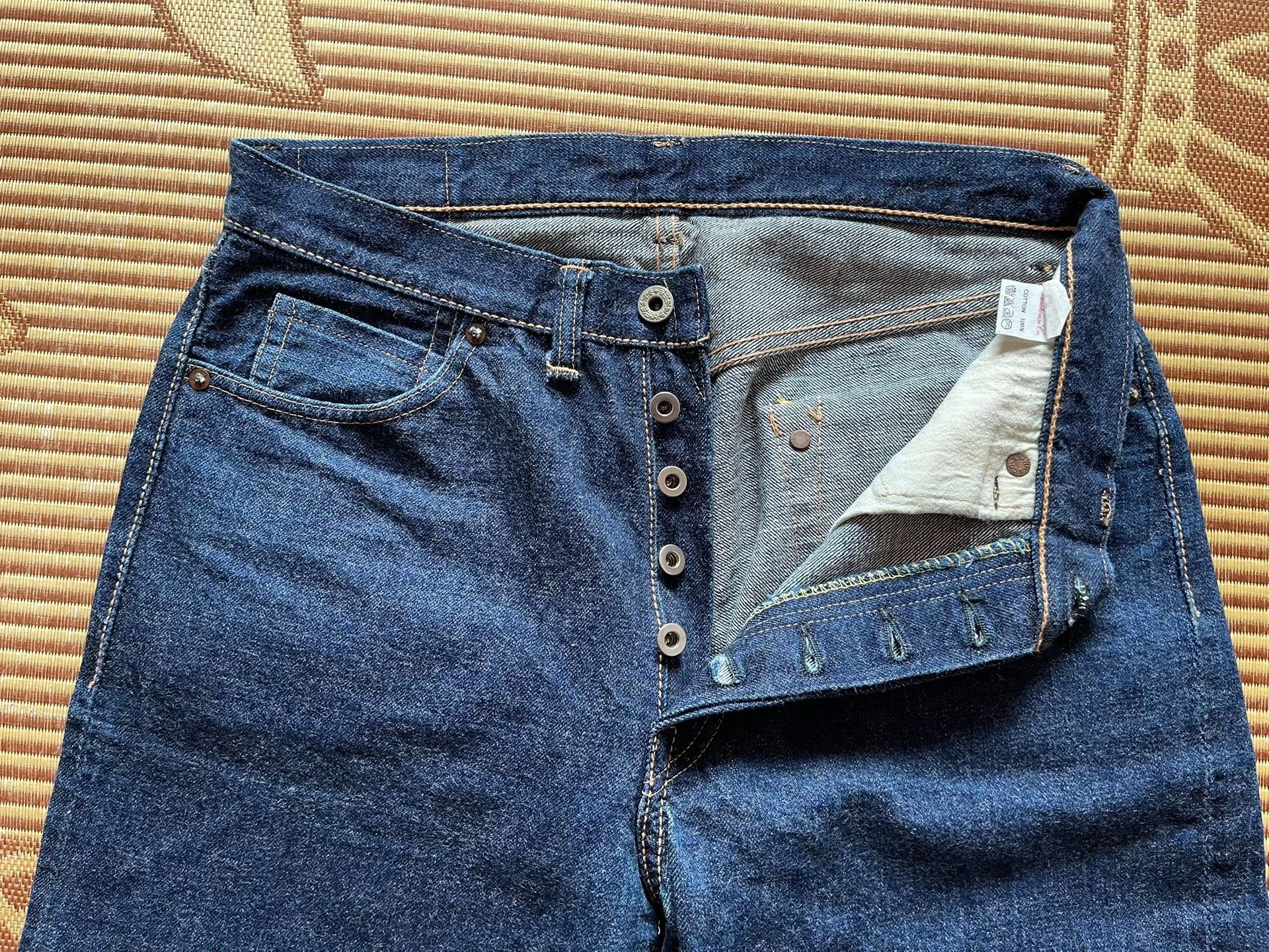 Warehouse & Co. Warehouse 1001xx Offset Button Jeans W32 Size US 32 / EU 48 - 5 Thumbnail
