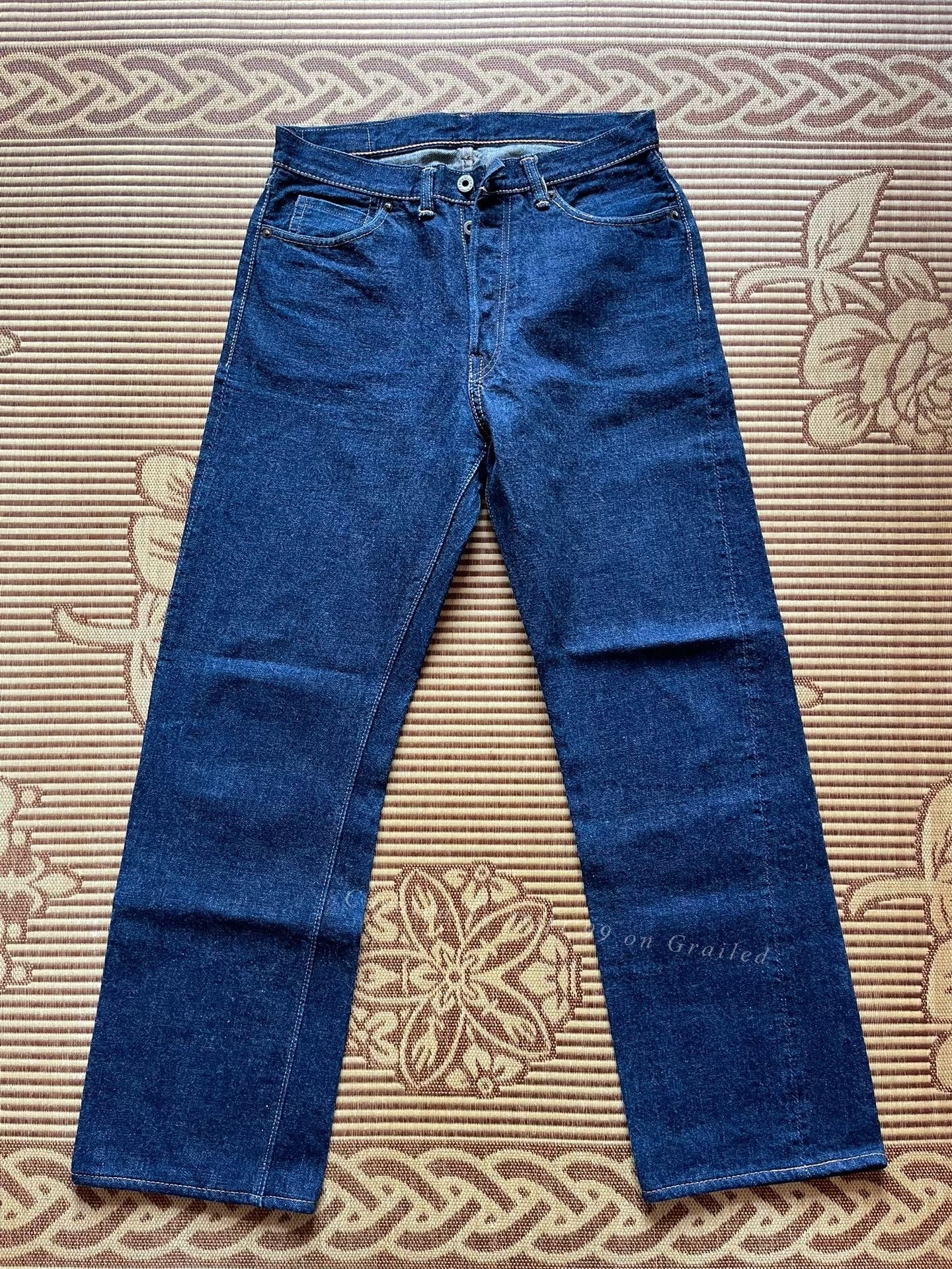 Warehouse & Co. Warehouse 1001xx Offset Button Jeans W32 Size US 32 / EU 48 - 2 Thumbnail