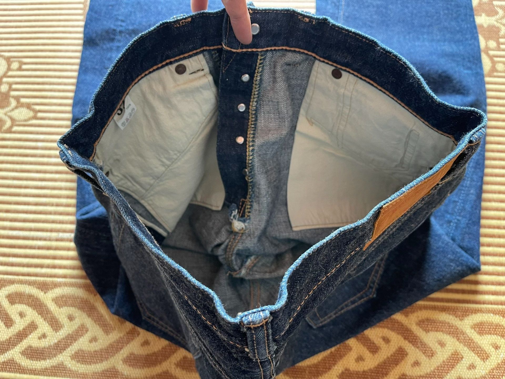 Warehouse & Co. Warehouse 1001xx Offset Button Jeans W32 Size US 32 / EU 48 - 6 Thumbnail