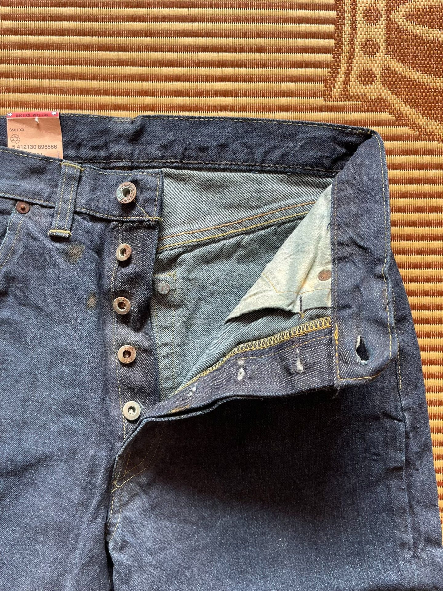 Levi's Vintage Clothing Levi's LVC 555 S501XX 44501 0160 Size US 28 / EU 44 - 5 Thumbnail