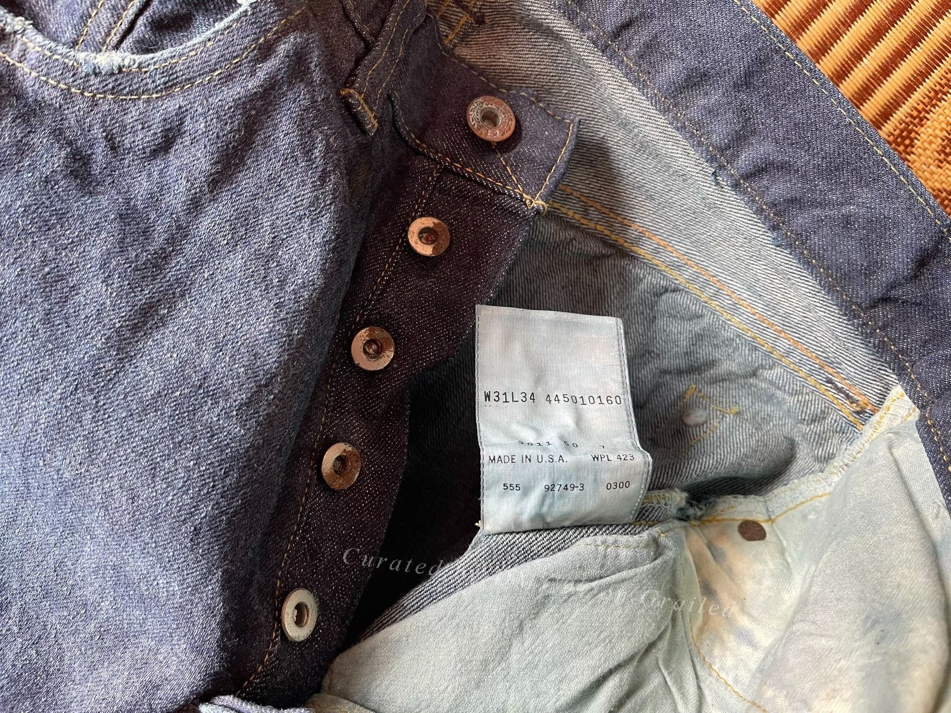 Levi's Vintage Clothing Levi's LVC 555 S501XX 44501 0160 Size US 28 / EU 44 - 7 Thumbnail