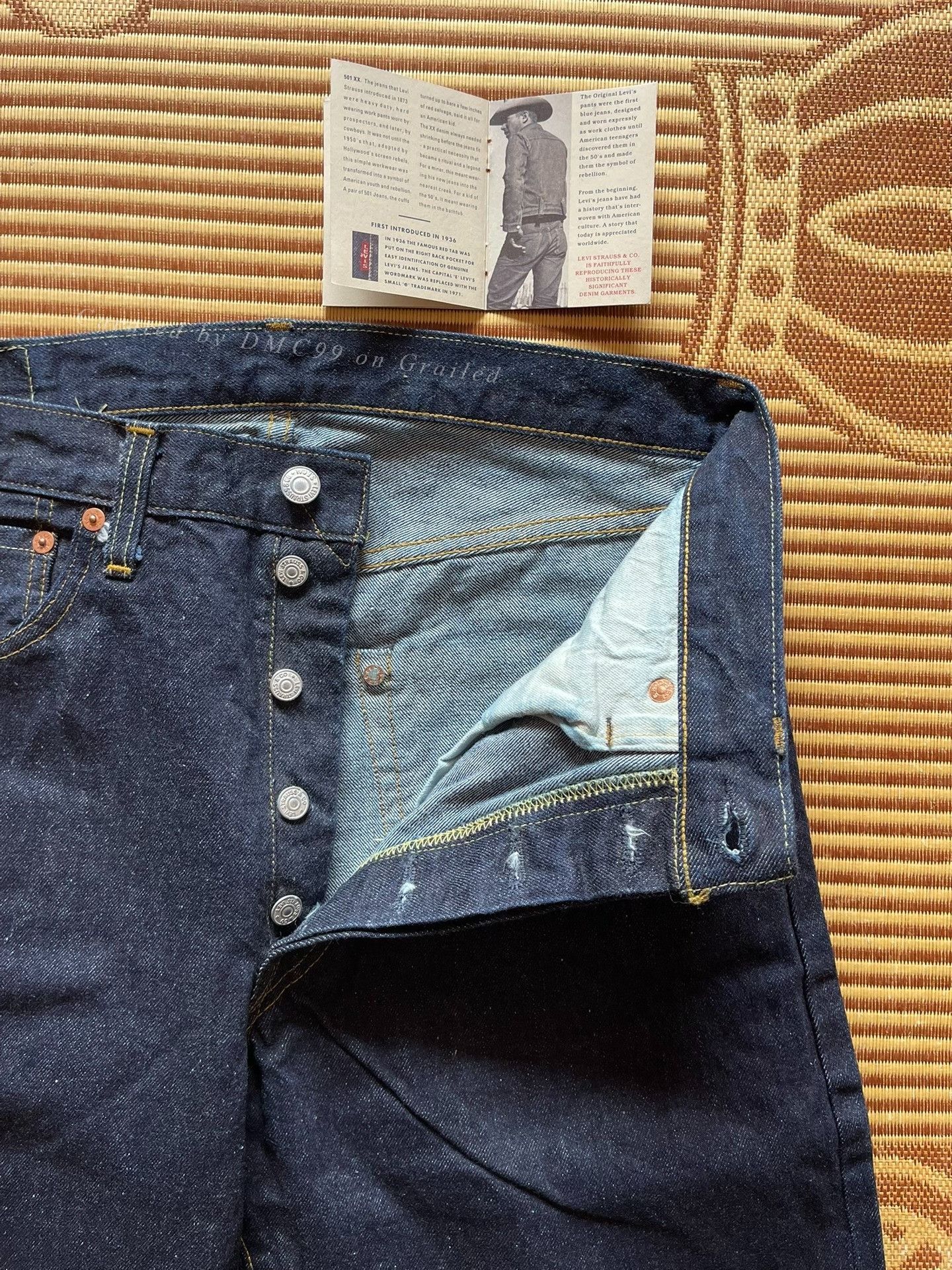 Levi's Vintage Clothing Levi's 501xx 1955 Denim Jeans Size US 33 - 5 Thumbnail