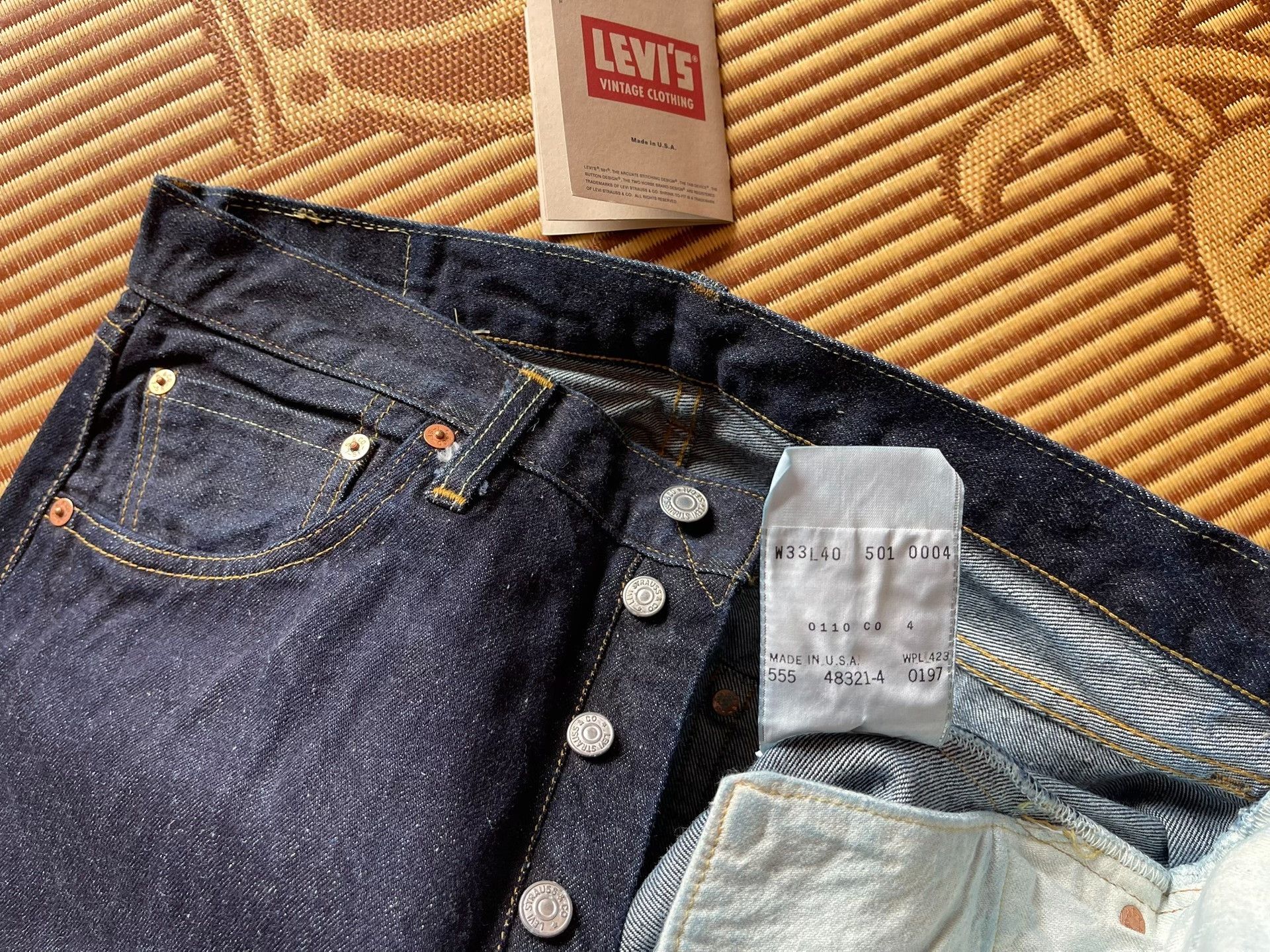 Levi's Vintage Clothing Levi's 501xx 1955 Denim Jeans Size US 33 - 6 Thumbnail