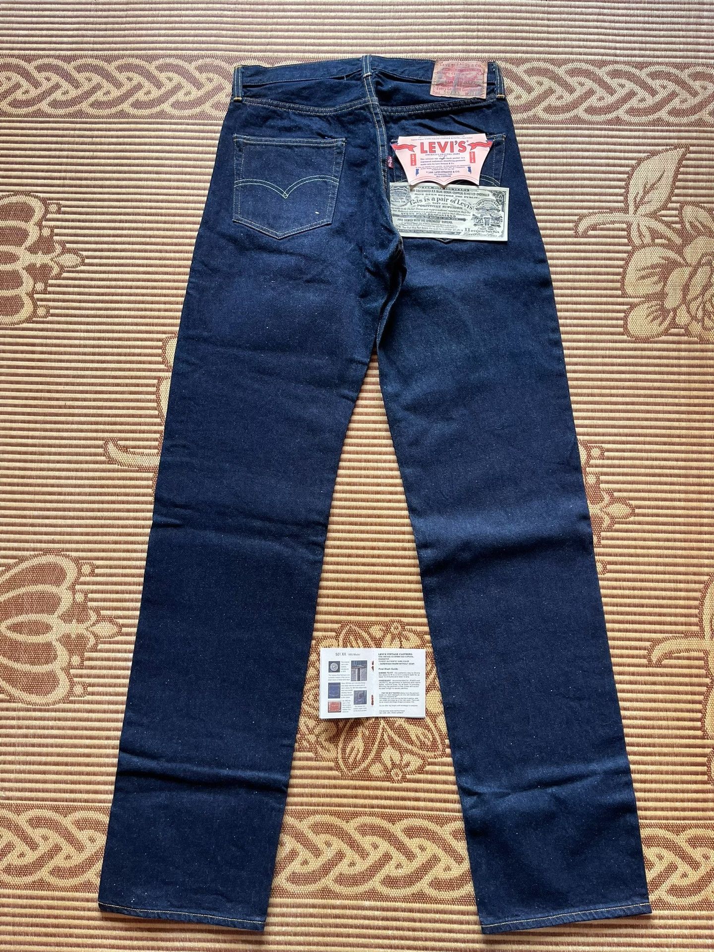 Levi's Vintage Clothing Levi's 501xx 1955 Denim Jeans Size US 33 - 3 Thumbnail
