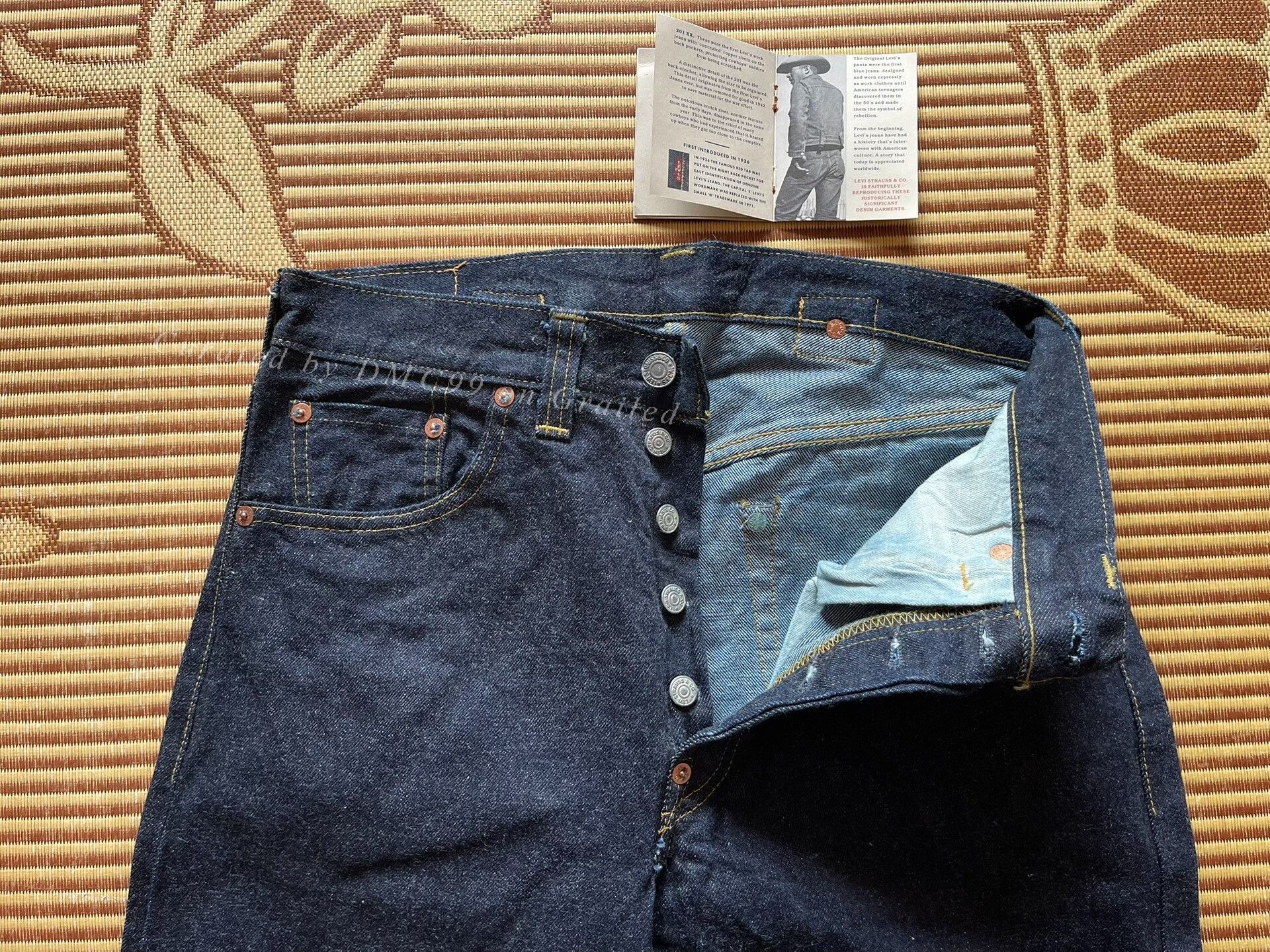 Levi's Vintage Clothing Levis LVC 555 1937 Jeans Size US 32 / EU 48 - 6 Thumbnail