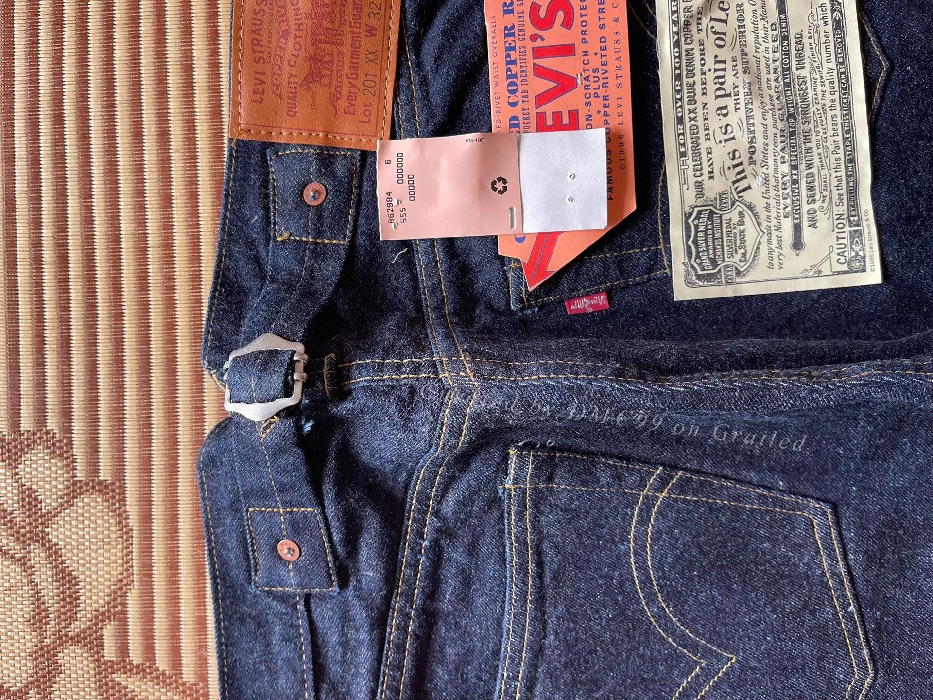 Levi's Vintage Clothing Levis LVC 555 1937 Jeans Size US 32 / EU 48 - 5 Thumbnail