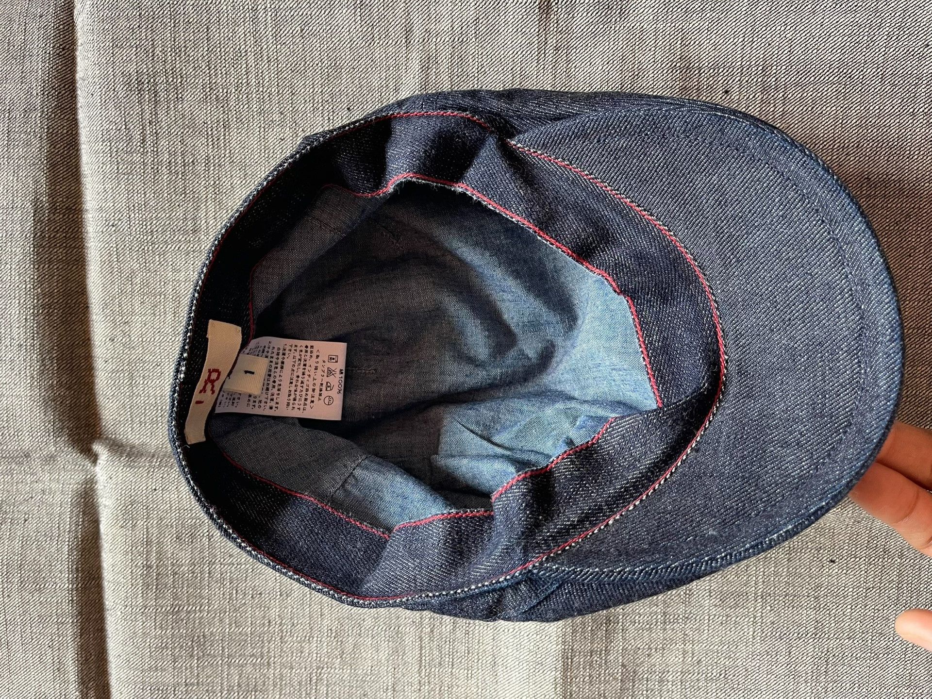 45rpm 45rpm Denim Beret Painter Hat Size ONE SIZE - 5 Thumbnail