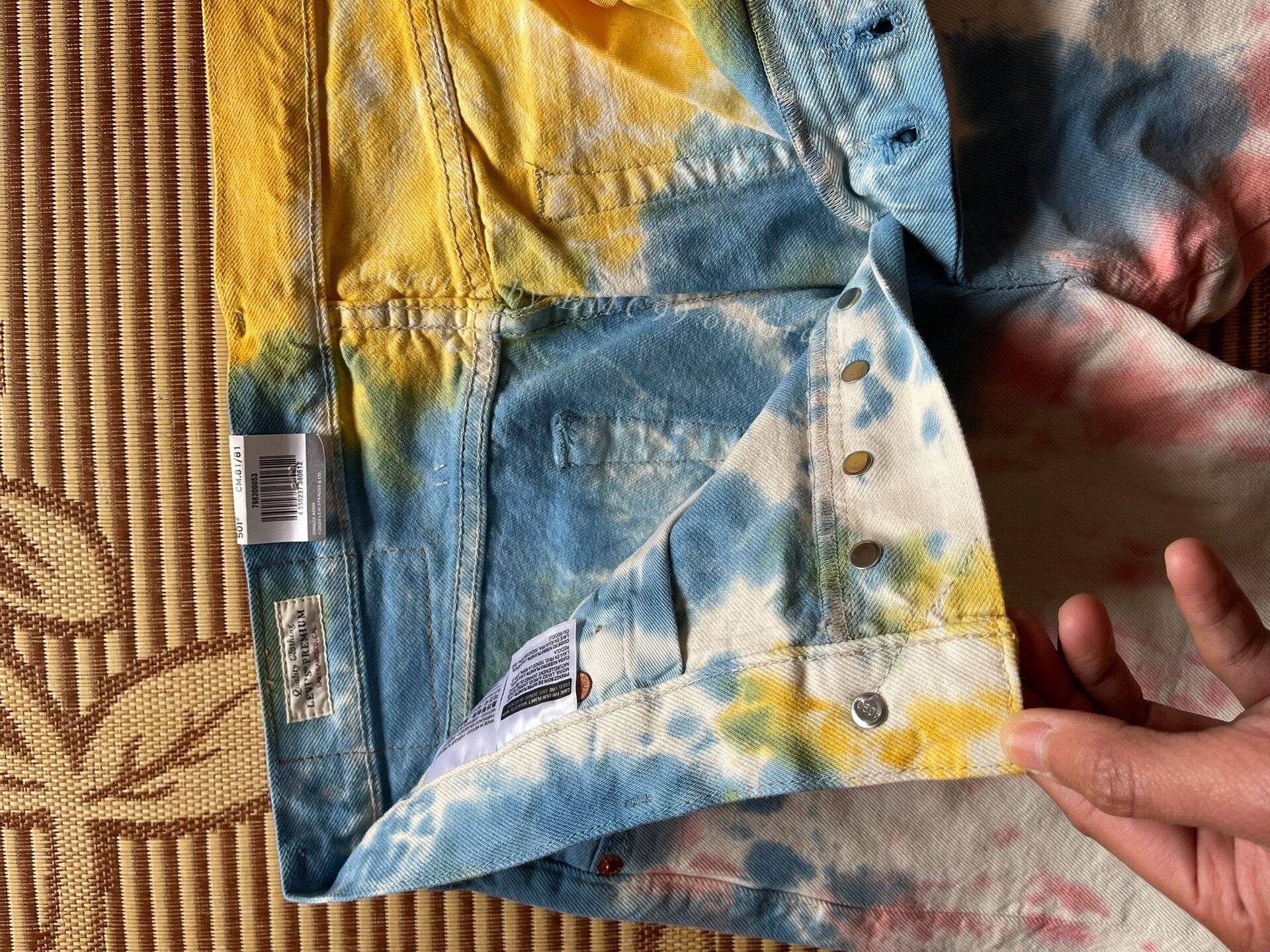 Levi's Levi's 501 93 Tie-Dye Jeans Size US 32 / EU 48 - 6 Thumbnail