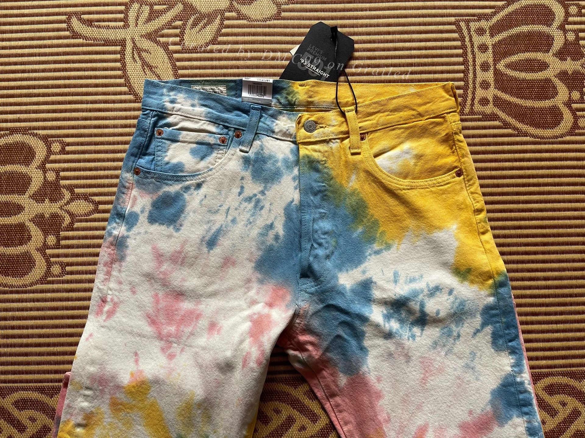 Levi's Levi's 501 93 Tie-Dye Jeans Size US 32 / EU 48 - 4 Thumbnail