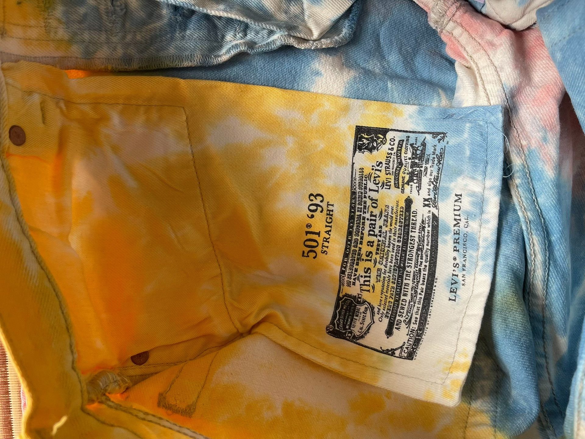 Levi's Levi's 501 93 Tie-Dye Jeans Size US 32 / EU 48 - 7 Thumbnail