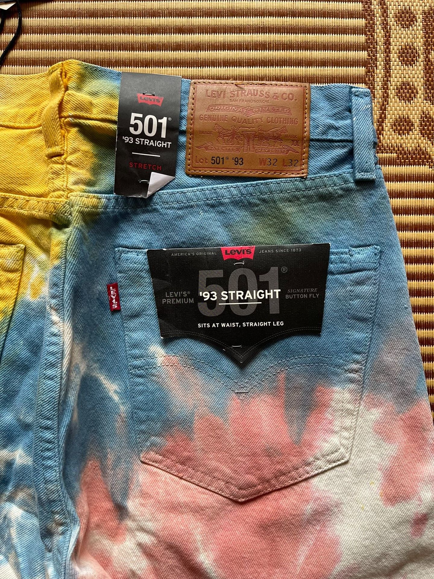 Levi's Levi's 501 93 Tie-Dye Jeans Size US 32 / EU 48 - 3 Thumbnail