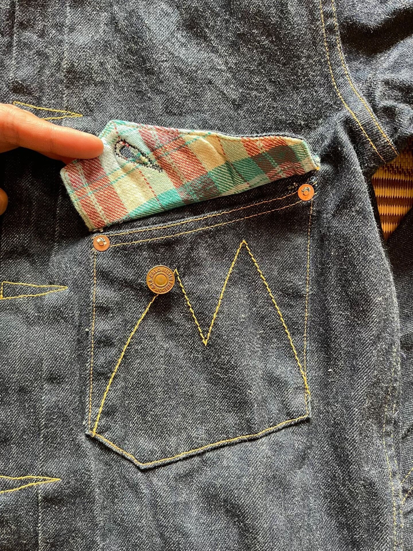 Mister Freedom Mister Freedom MFSC Plaid Denim Jacket Size US M / EU 48-50 / 2 - 7 Thumbnail