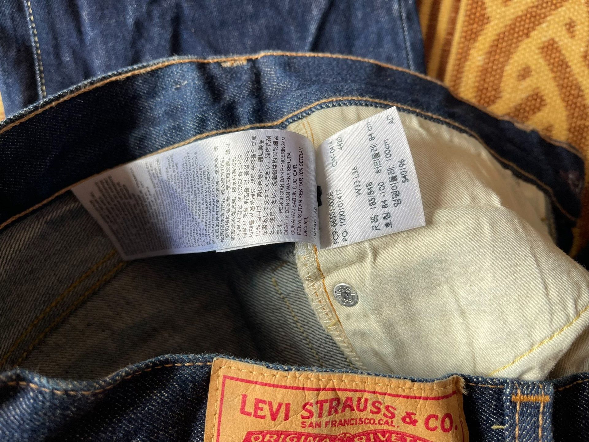 Levi's Levi's 501xx 66501 0008 W33 Size US 33 - 7 Thumbnail