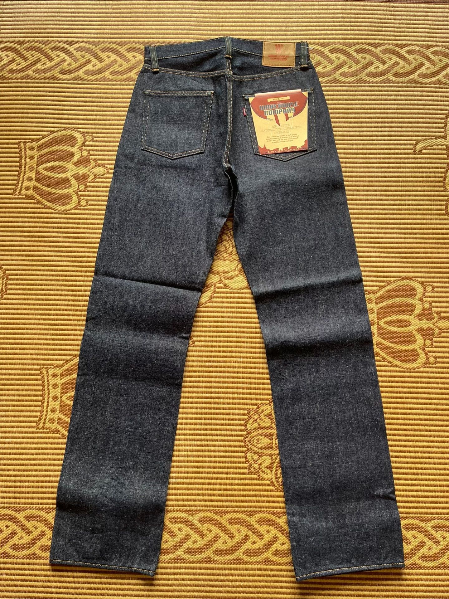 Warehouse & Co. Warehouse 1000 Raw Denim Jeans Size US 32 / EU 48 - 3 Thumbnail