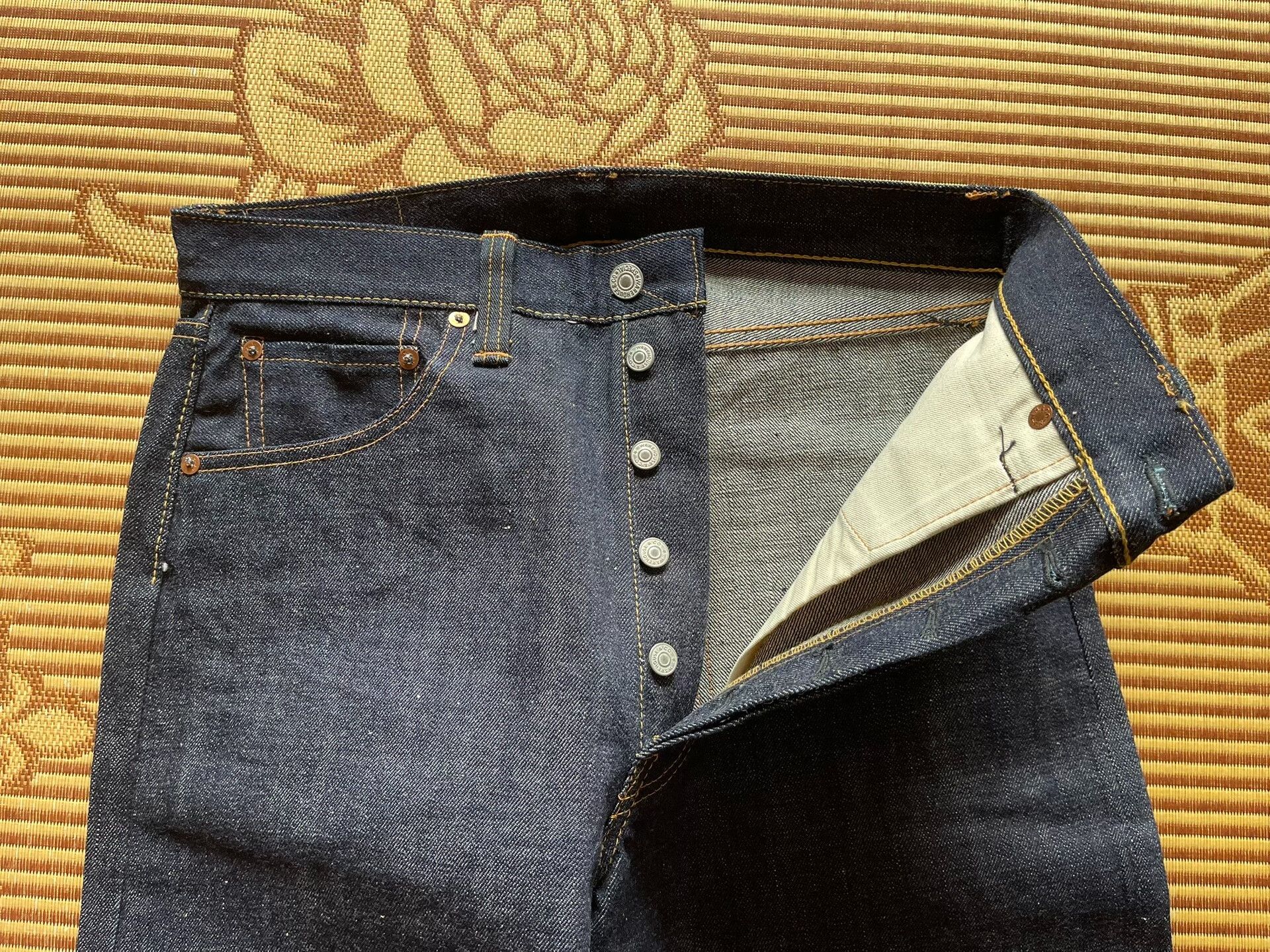 Warehouse & Co. Warehouse 1000 Raw Denim Jeans Size US 32 / EU 48 - 5 Thumbnail