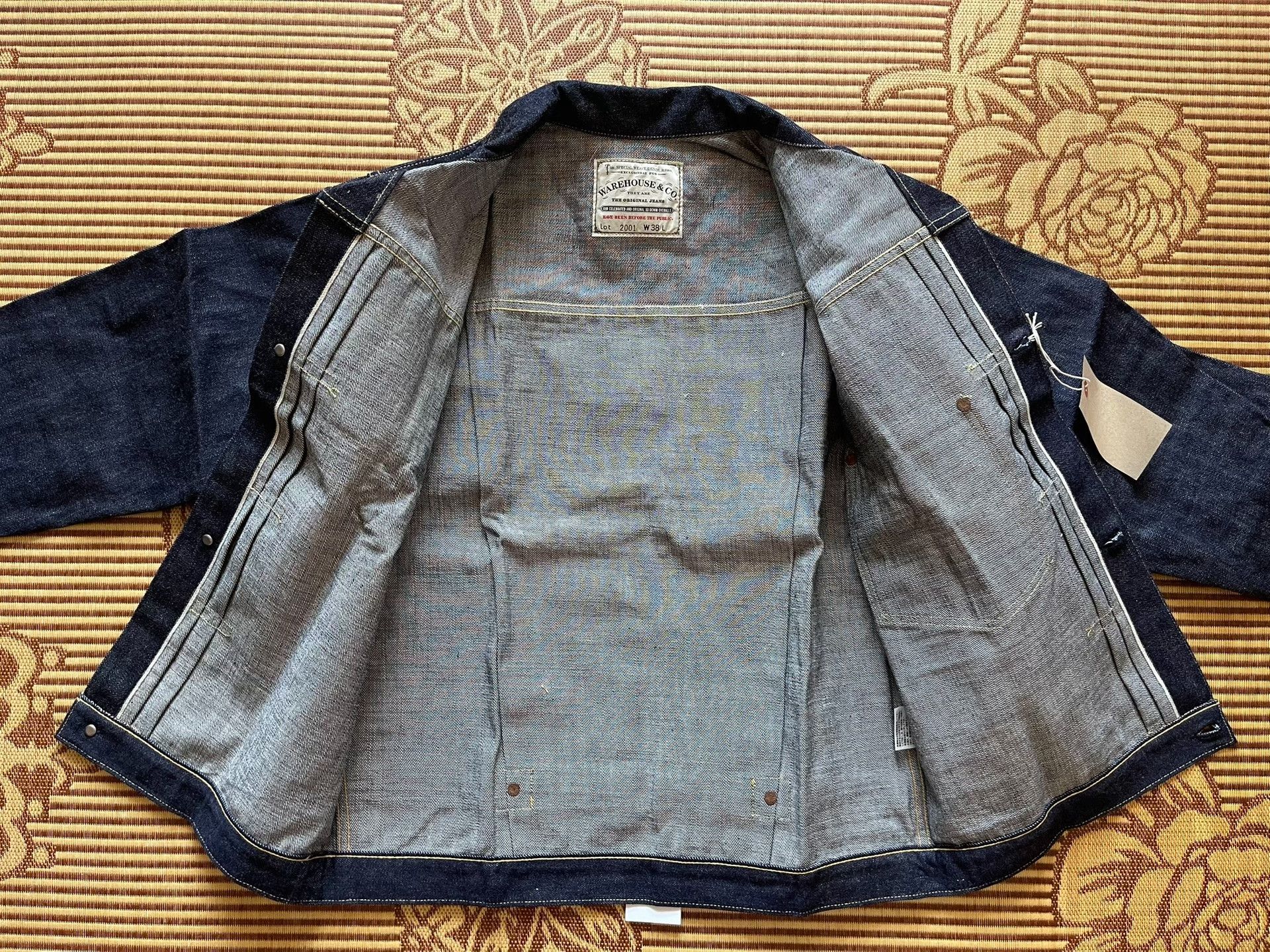 Warehouse & Co. Warehouse 2001 Raw Denim Jacket S506XX Size US M / EU 48-50 / 2 - 7 Thumbnail