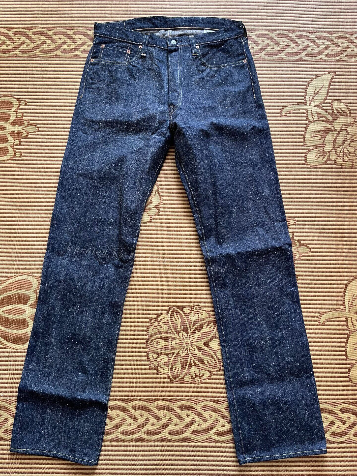 Sugar Cane Sugar Cane SC40301 Ryukyu Blue Vintage Size US 34 / EU 50 - 2 Thumbnail