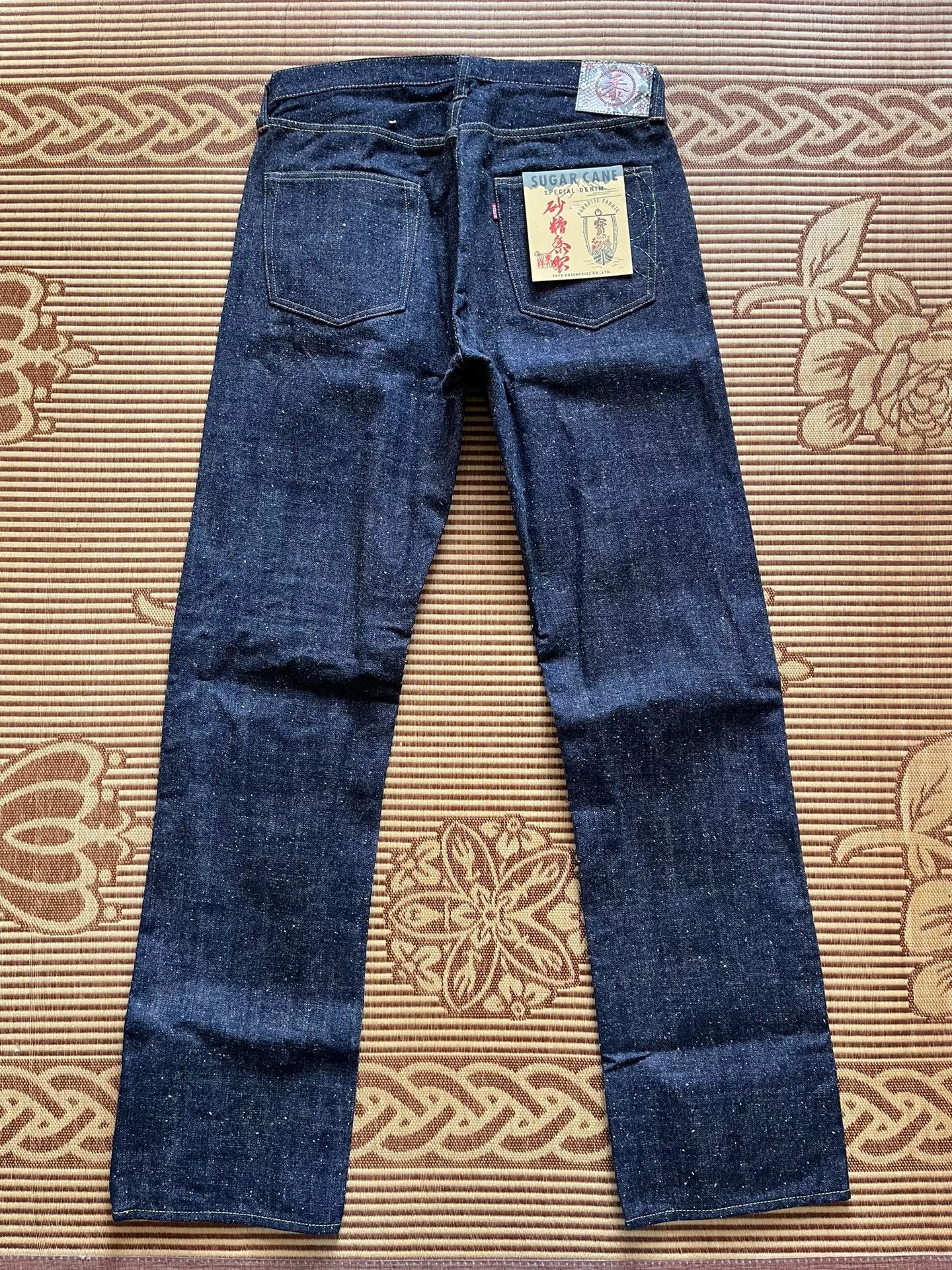 Sugar Cane Sugar Cane SC40301 Ryukyu Blue Vintage Size US 34 / EU 50 - 3 Thumbnail