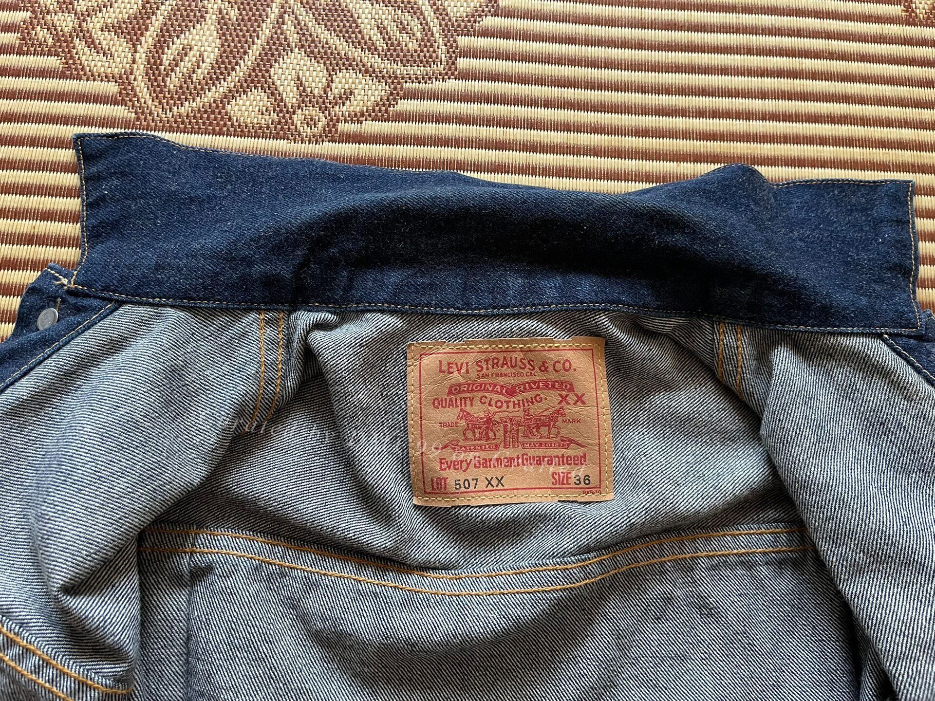Levi's Vintage Clothing Levi's LVC 555 507xx 70502 Denim Jacket Size US S / EU 44-46 / 1 - 7 Thumbnail