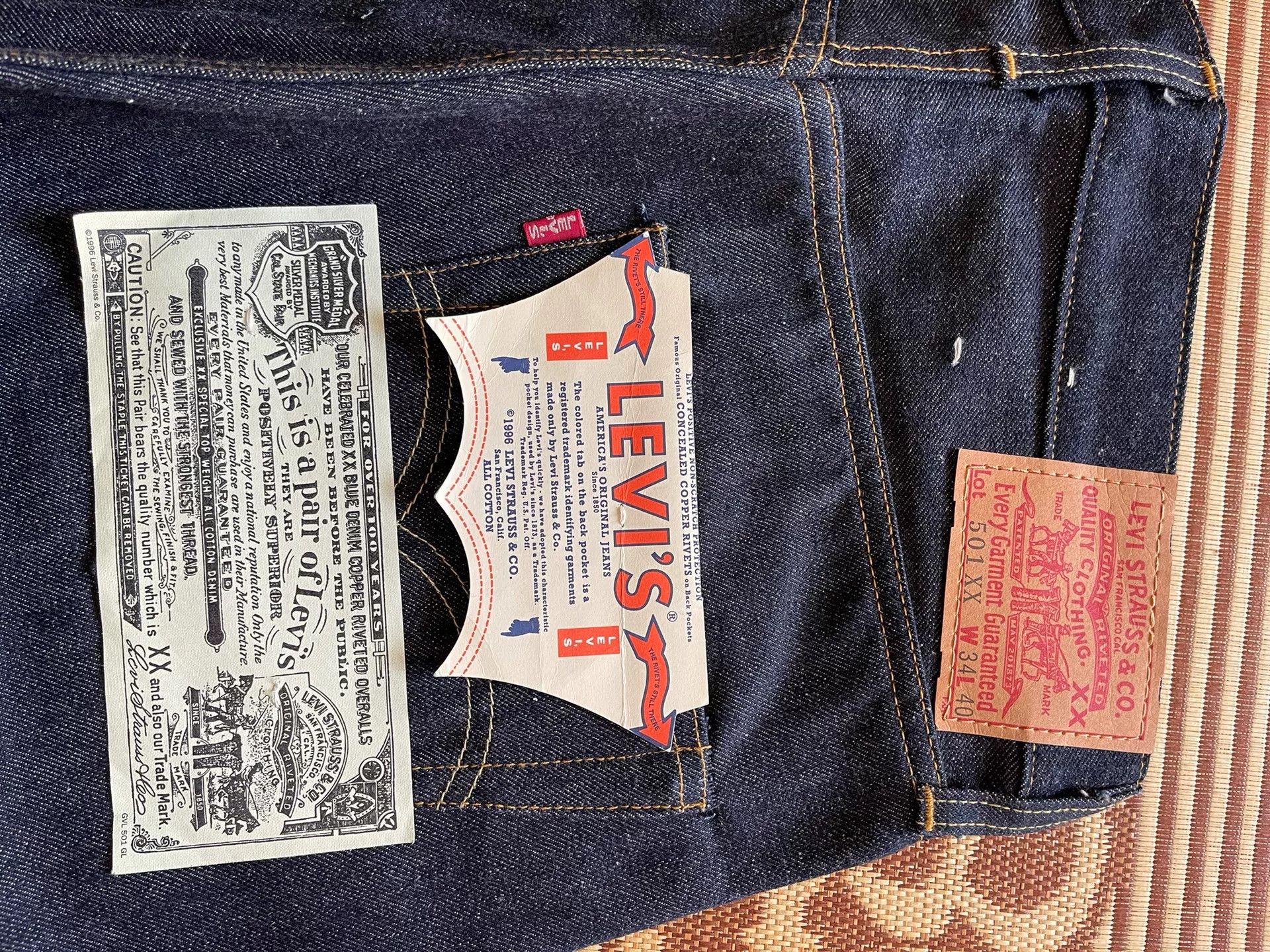 Levi's Vintage Clothing Levi's LVC 501xx 1955 Jeans Size US 28 / EU 44 - 4 Thumbnail
