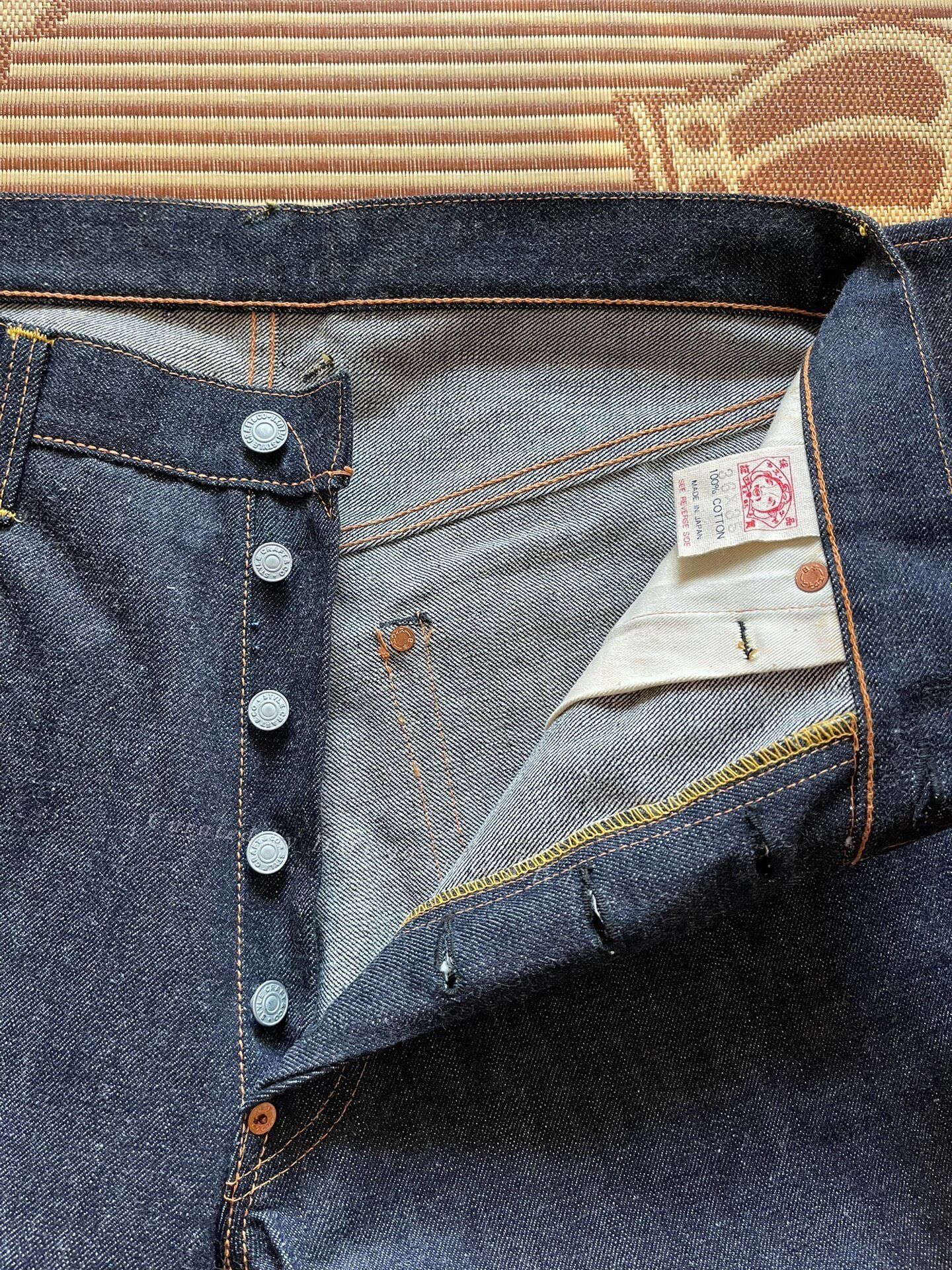 Evisu Evisu No1 2001 Pink Tab White Seagull Jeans Size US 36 / EU 52 - 5 Thumbnail