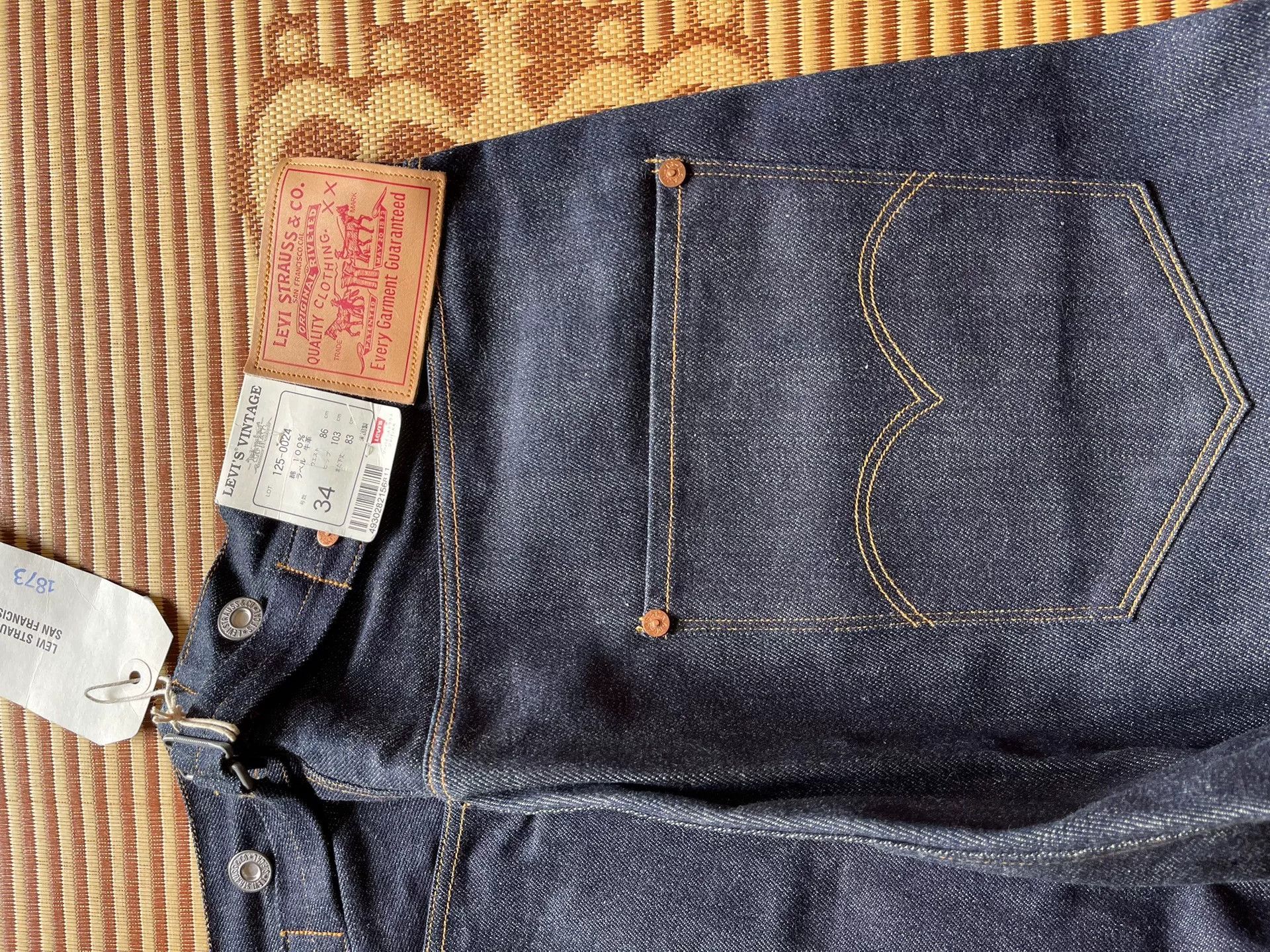 LVC Levi's LVC 555 1873 Denim Jeans Size US 36 / EU 52 - 4 Thumbnail