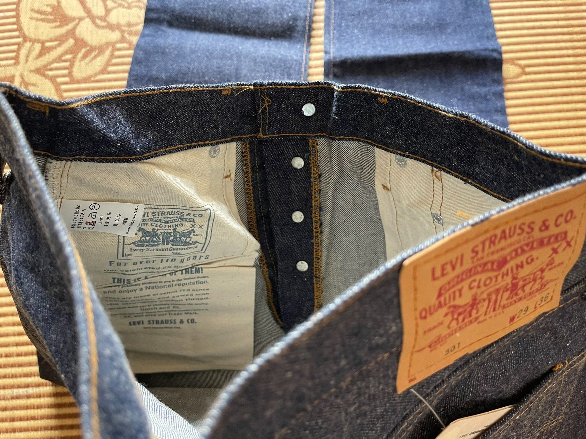 Levi's Vintage Clothing Levi's LVC 555 501xx 1966 Jeans Size US 29 - 6 Thumbnail