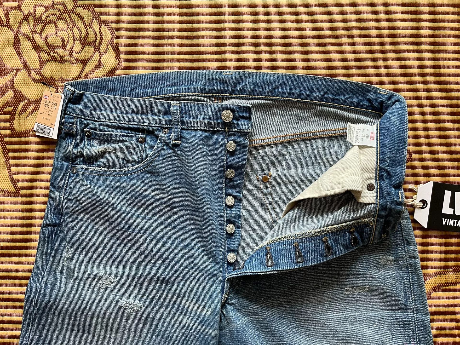 Levi's Vintage Clothing Levi's LVC 501XX 1955 Fragment Design Vintage Size US 39 - 6 Thumbnail