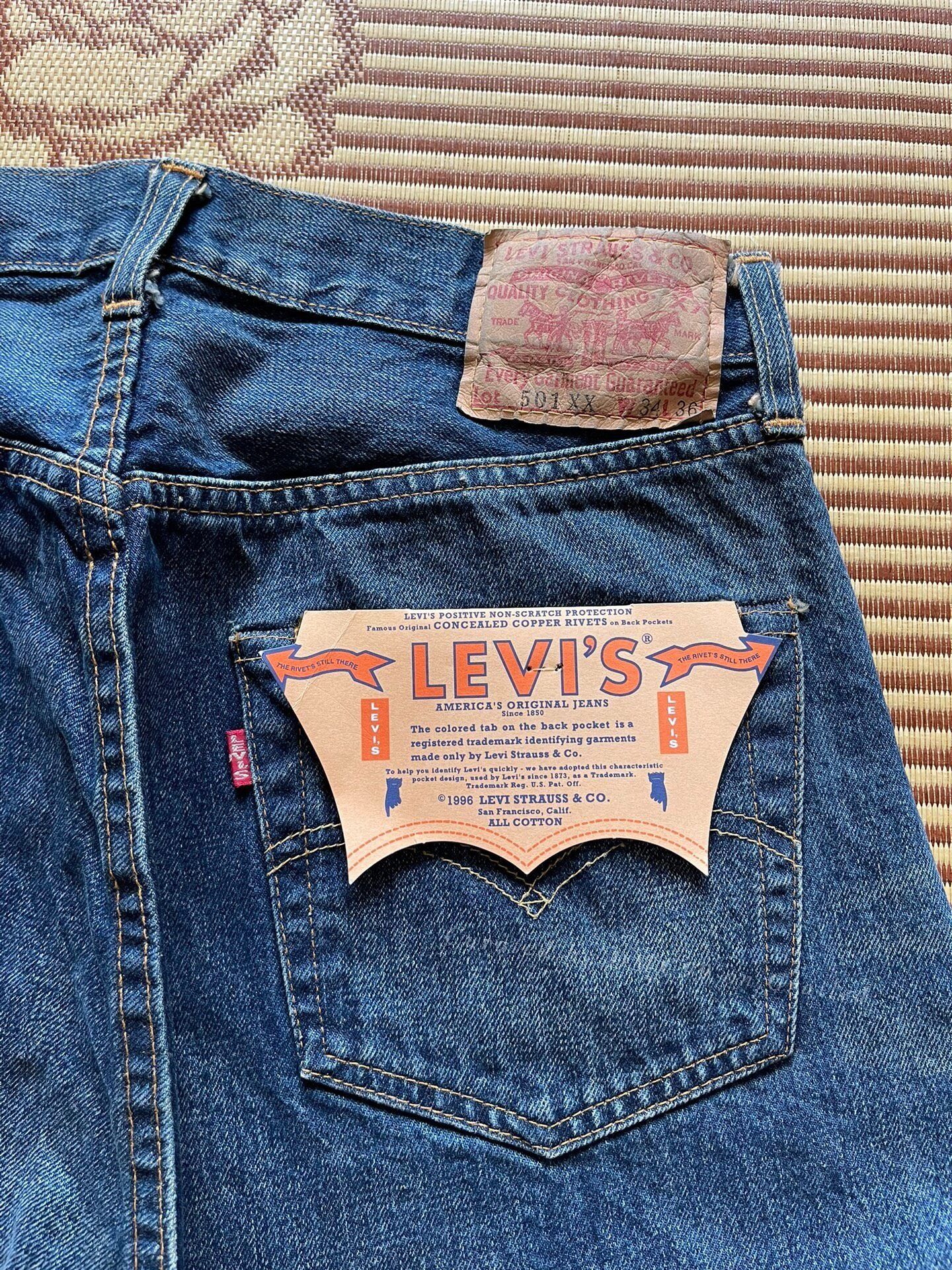 Levi's Levi's 501XX Washed Jeans Size US 34 / EU 50 - 4 Thumbnail