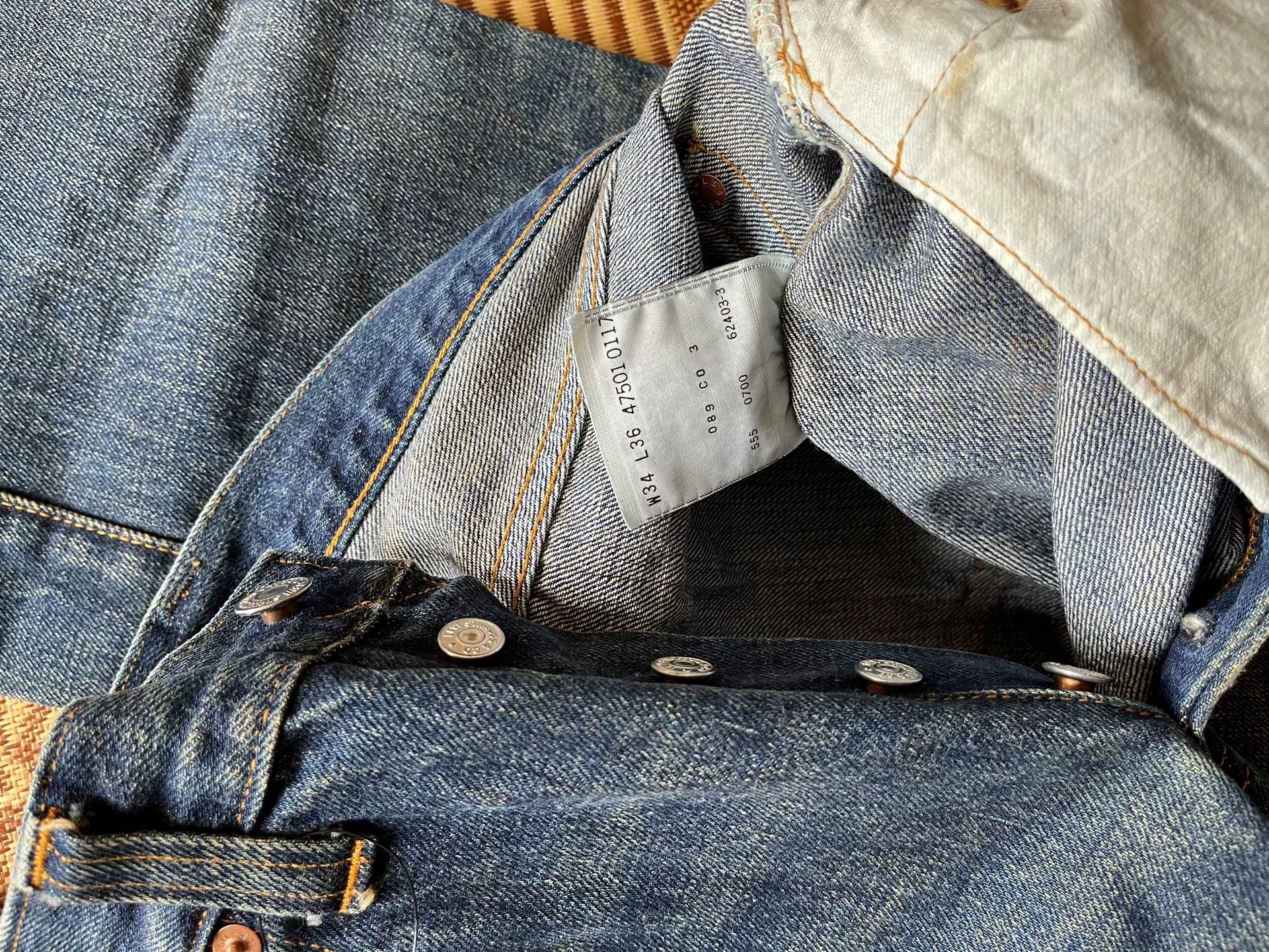 Levi's Vintage Clothing Levi's LVC 501XX 1947 W34 Jeans Size US 34 / EU 50 - 6 Thumbnail