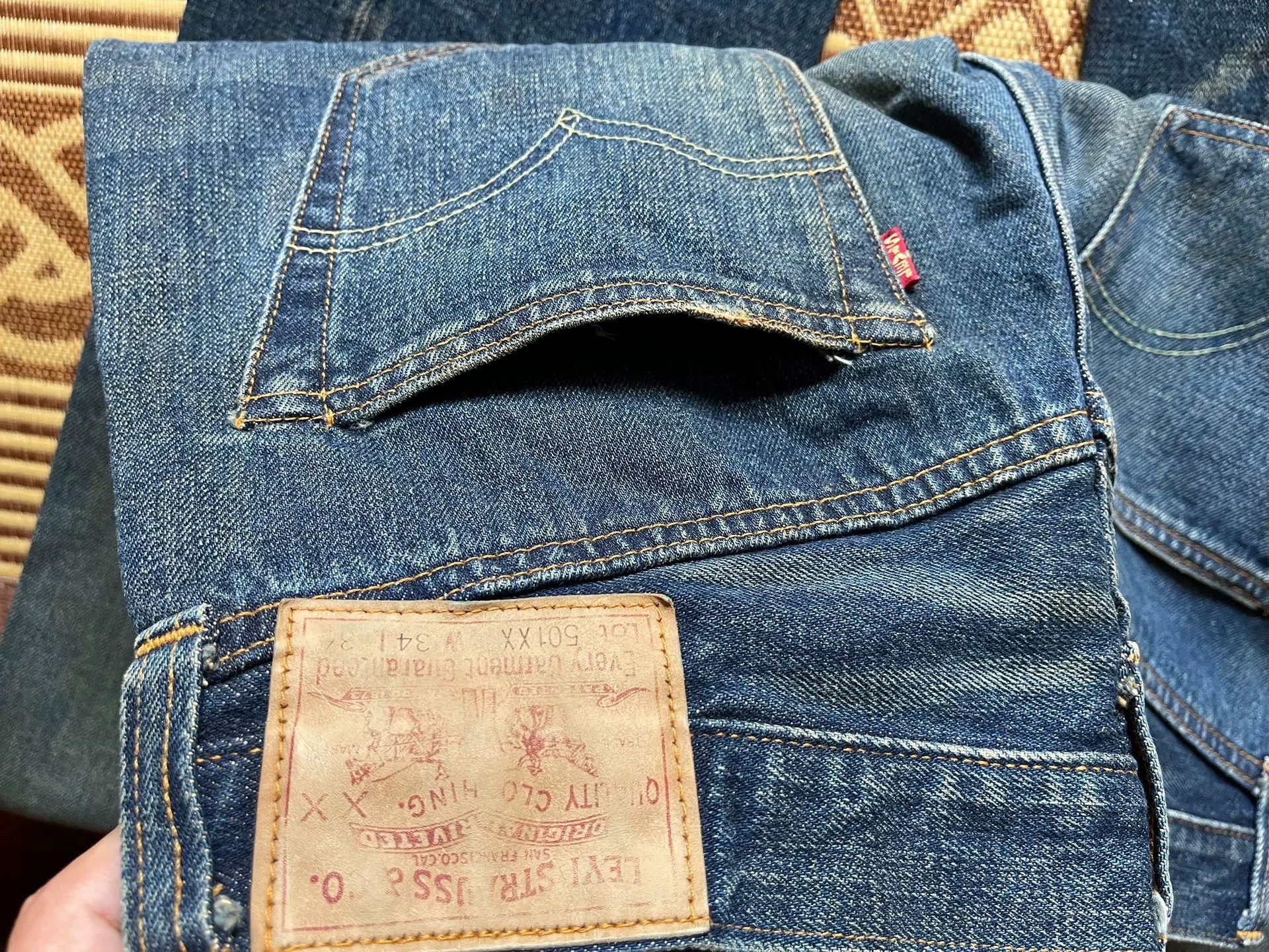 Levi's Vintage Clothing Levi's LVC 501XX 1947 W34 Jeans Size US 34 / EU 50 - 8 Thumbnail
