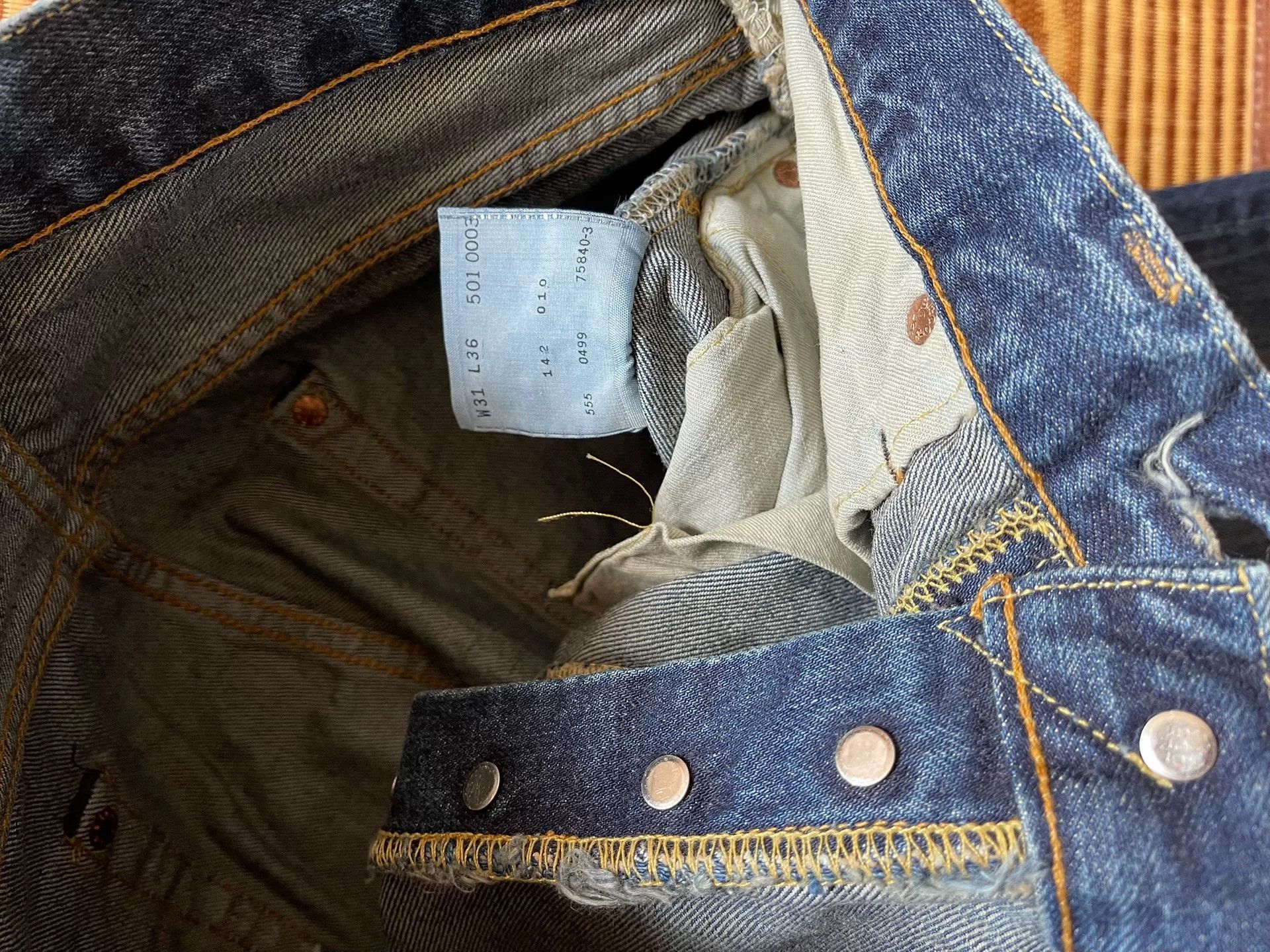 Levi's Vintage Clothing Levi's LVC 555 501xx 501-0003 W31 Size US 31 - 8 Thumbnail