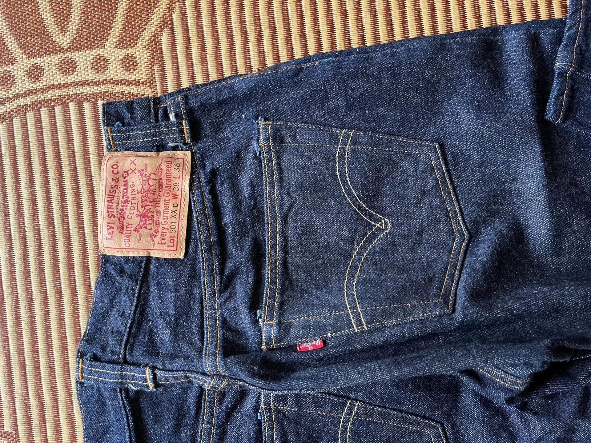 Levi's Vintage Clothing Levi's 501xx Raw Denim Jeans Size US 30 / EU 46 - 4 Thumbnail