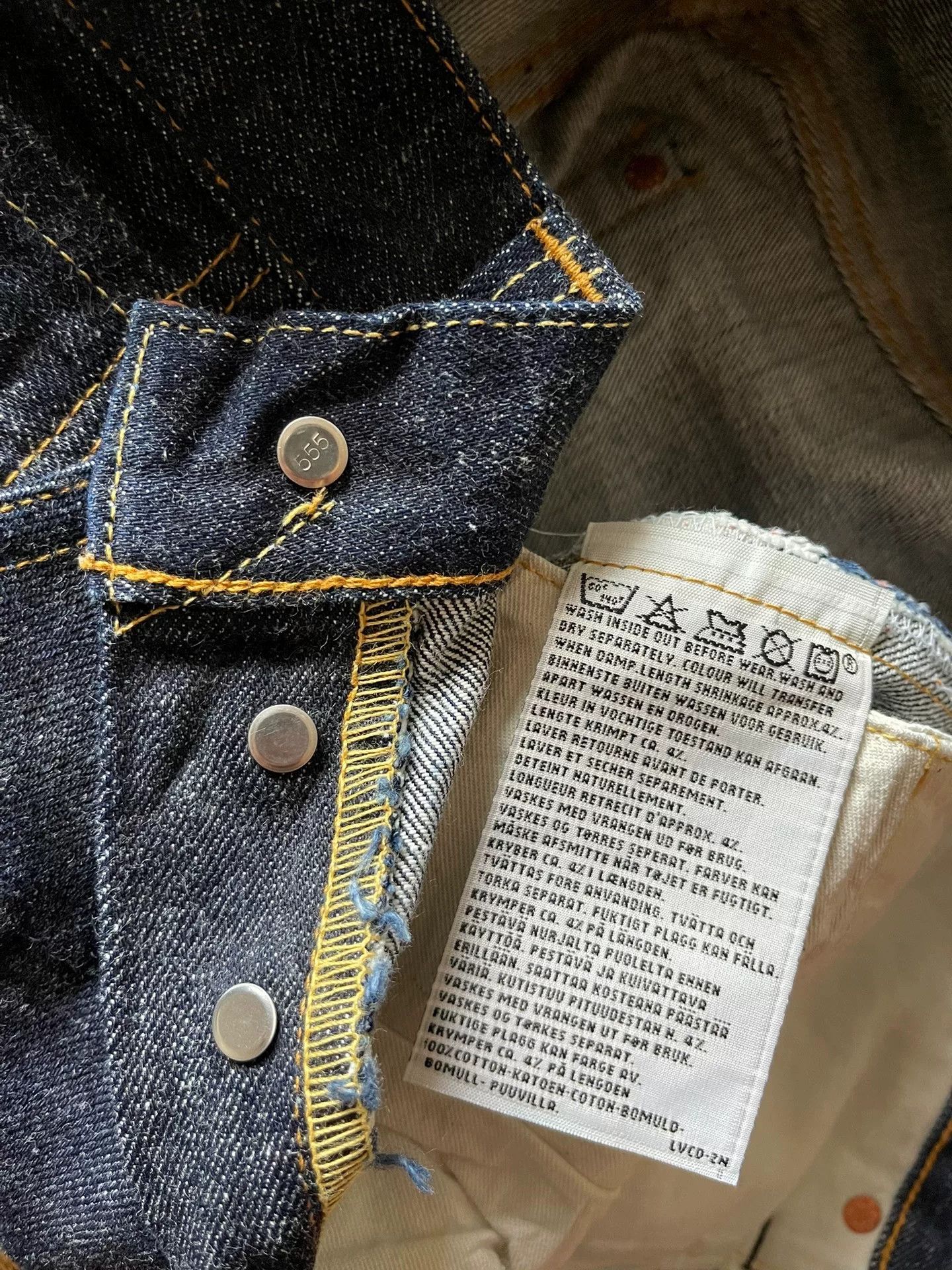 Levi's Vintage Clothing Levi's 501xx Raw Denim Jeans Size US 30 / EU 46 - 7 Thumbnail