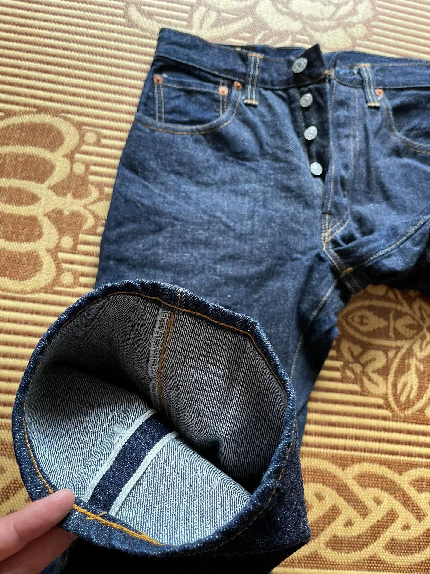 Levi's Vintage Clothing Levi's 501xx Raw Denim Jeans Size US 30 / EU 46 - 9 Thumbnail