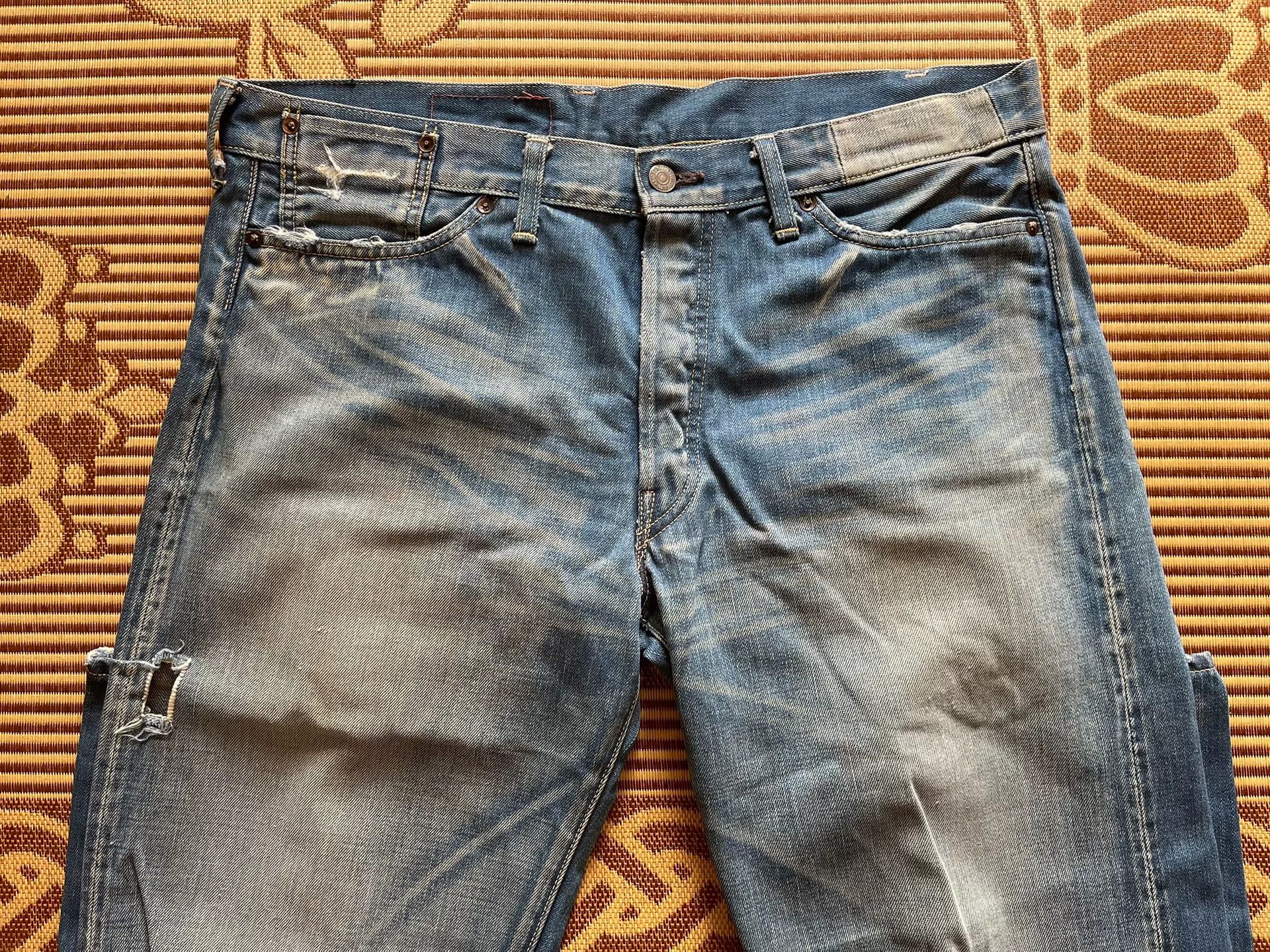 LVC Levi's LVC 55501-0073 Distressed Jeans Size US 38 / EU 54 - 6 Thumbnail