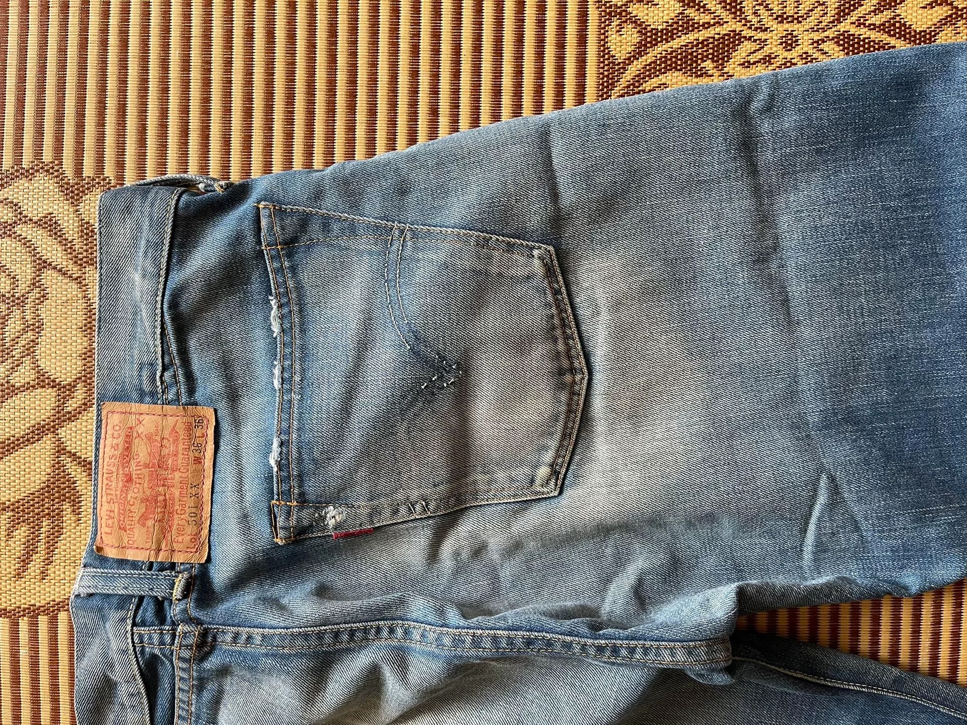 LVC Levi's LVC 55501-0073 Distressed Jeans Size US 38 / EU 54 - 4 Thumbnail