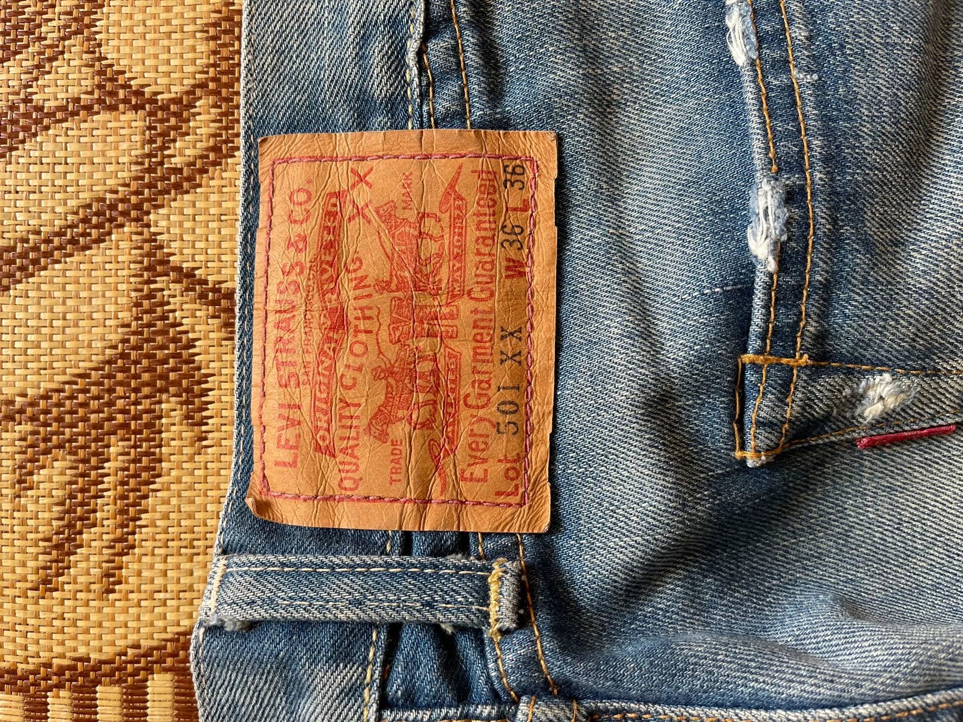 LVC Levi's LVC 55501-0073 Distressed Jeans Size US 38 / EU 54 - 5 Thumbnail