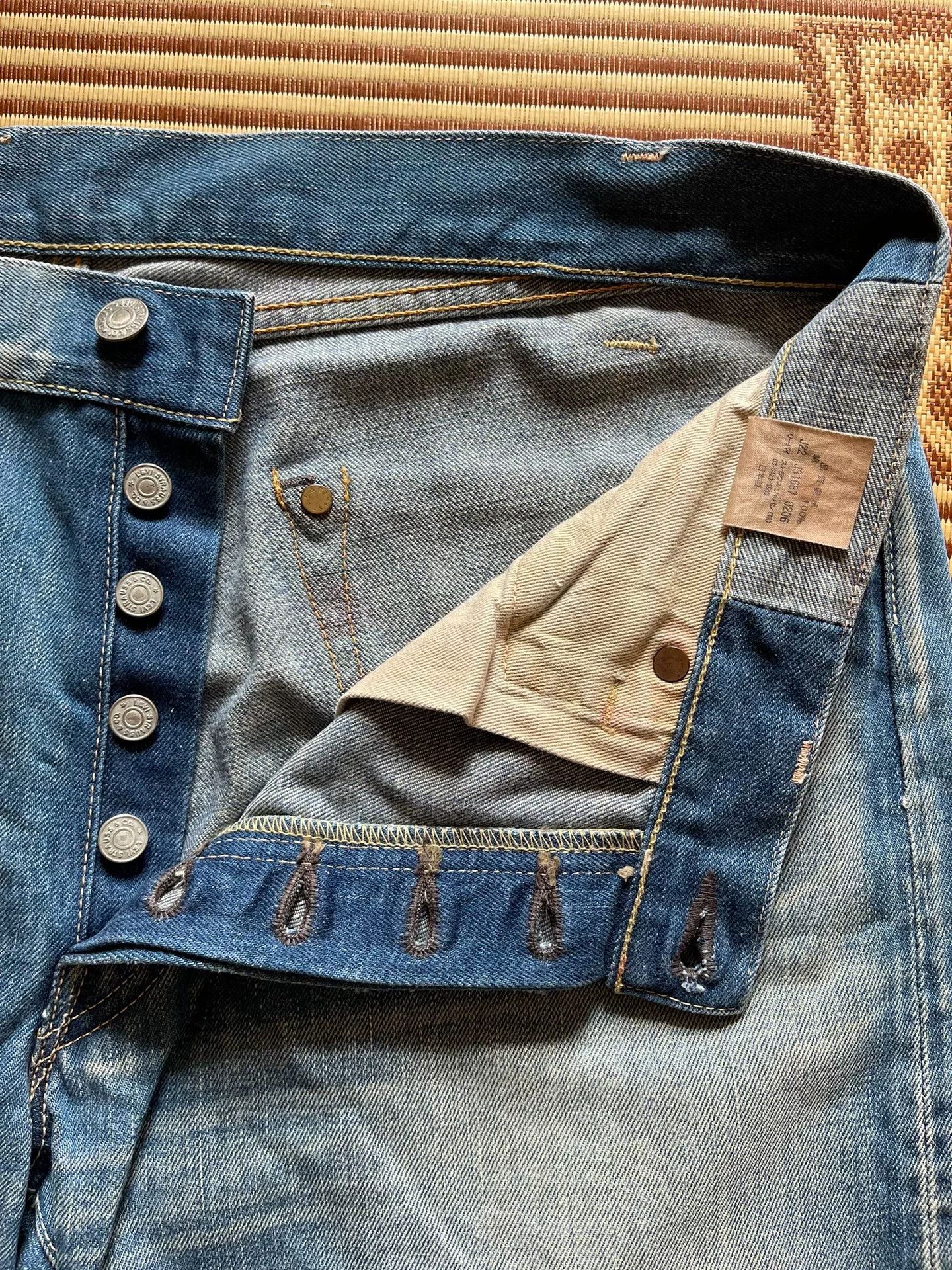 LVC Levi's LVC 55501-0073 Distressed Jeans Size US 38 / EU 54 - 8 Thumbnail