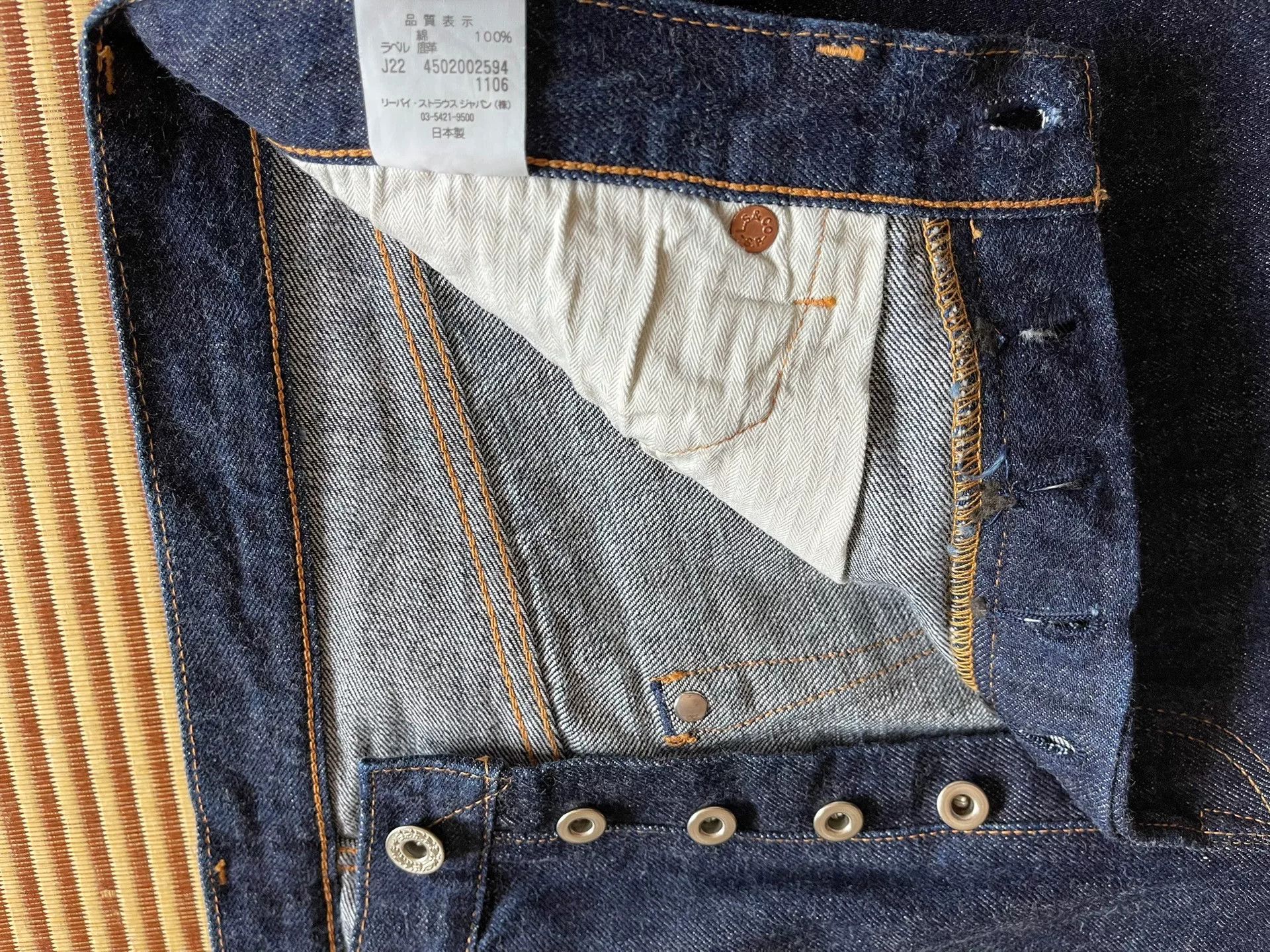 Levi's Levi's 501xx Atomos Nissan Raw Jeans Size US 28 / EU 44 - 6 Thumbnail