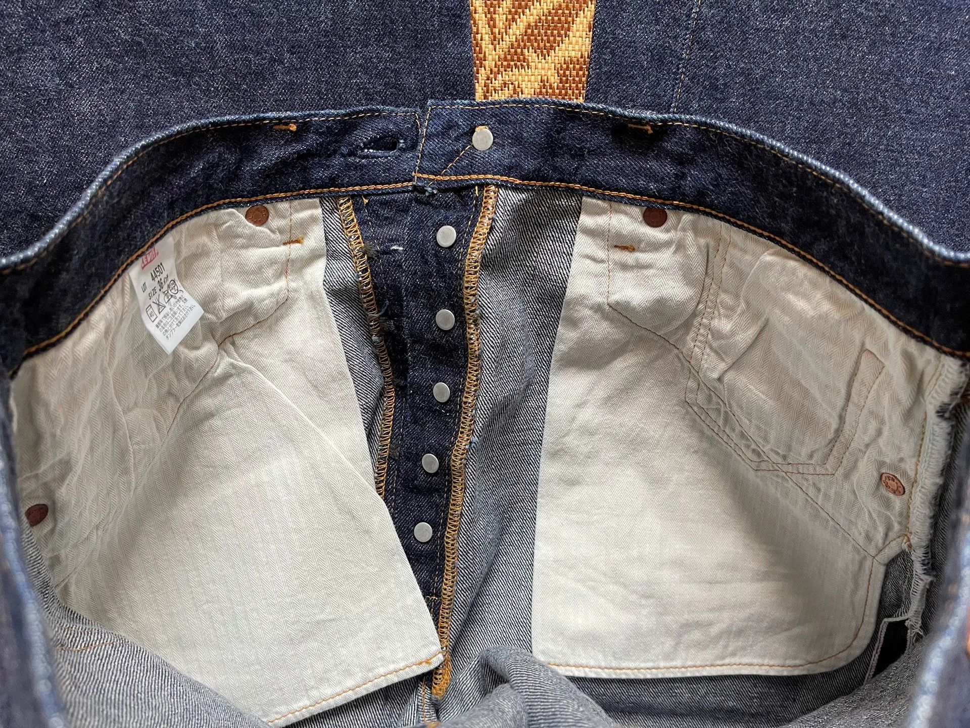 Levi's Levi's 501xx Atomos Nissan Raw Jeans Size US 28 / EU 44 - 7 Thumbnail