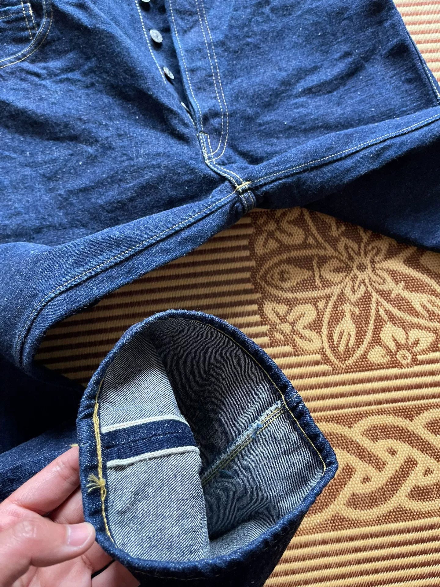 Warehouse & Co. Warehouse 1999 1003xx Raw Jeans Size US 36 / EU 52 - 9 Thumbnail