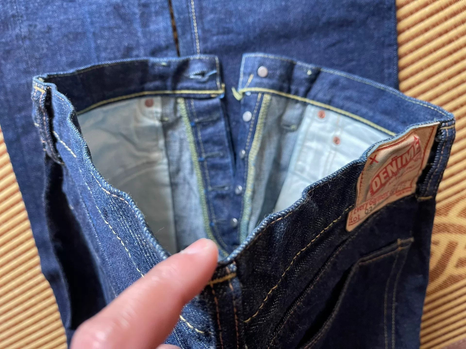 Denime Denime 15th Anniversary W34 Raw Denim Size US 34 / EU 50 - 5 Thumbnail