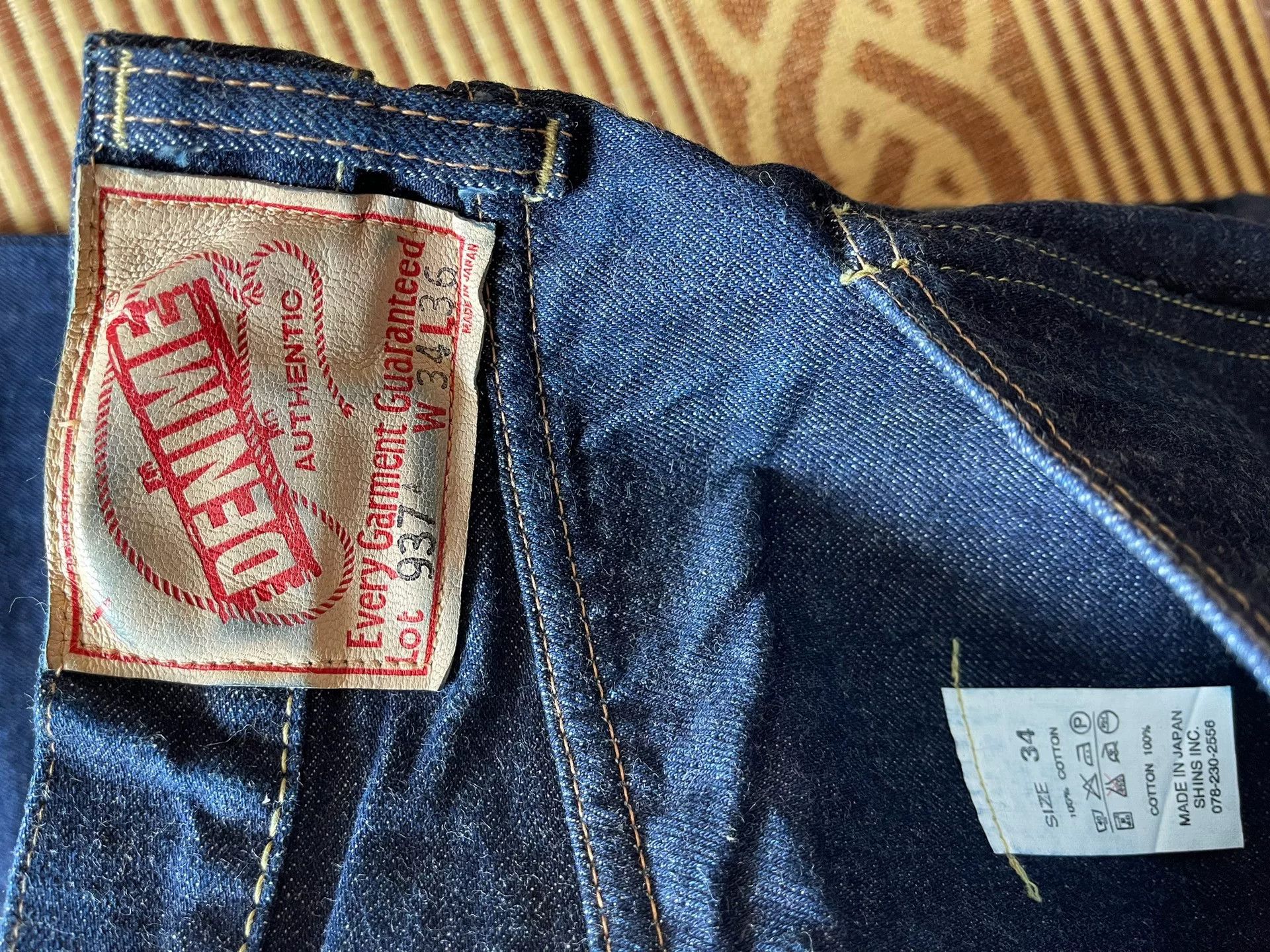 Denime Denime 15th Anniversary W34 Raw Denim Size US 34 / EU 50 - 8 Thumbnail