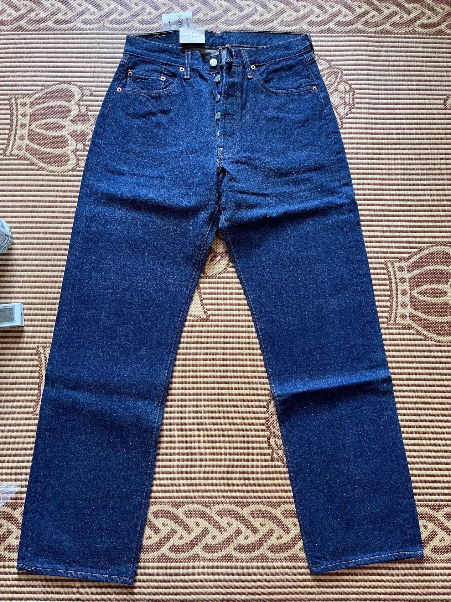 Levi's Vintage Clothing Levi's LVC 555 1960s 66501 Raw Jeans Size US 30 / EU 46 - 2 Thumbnail