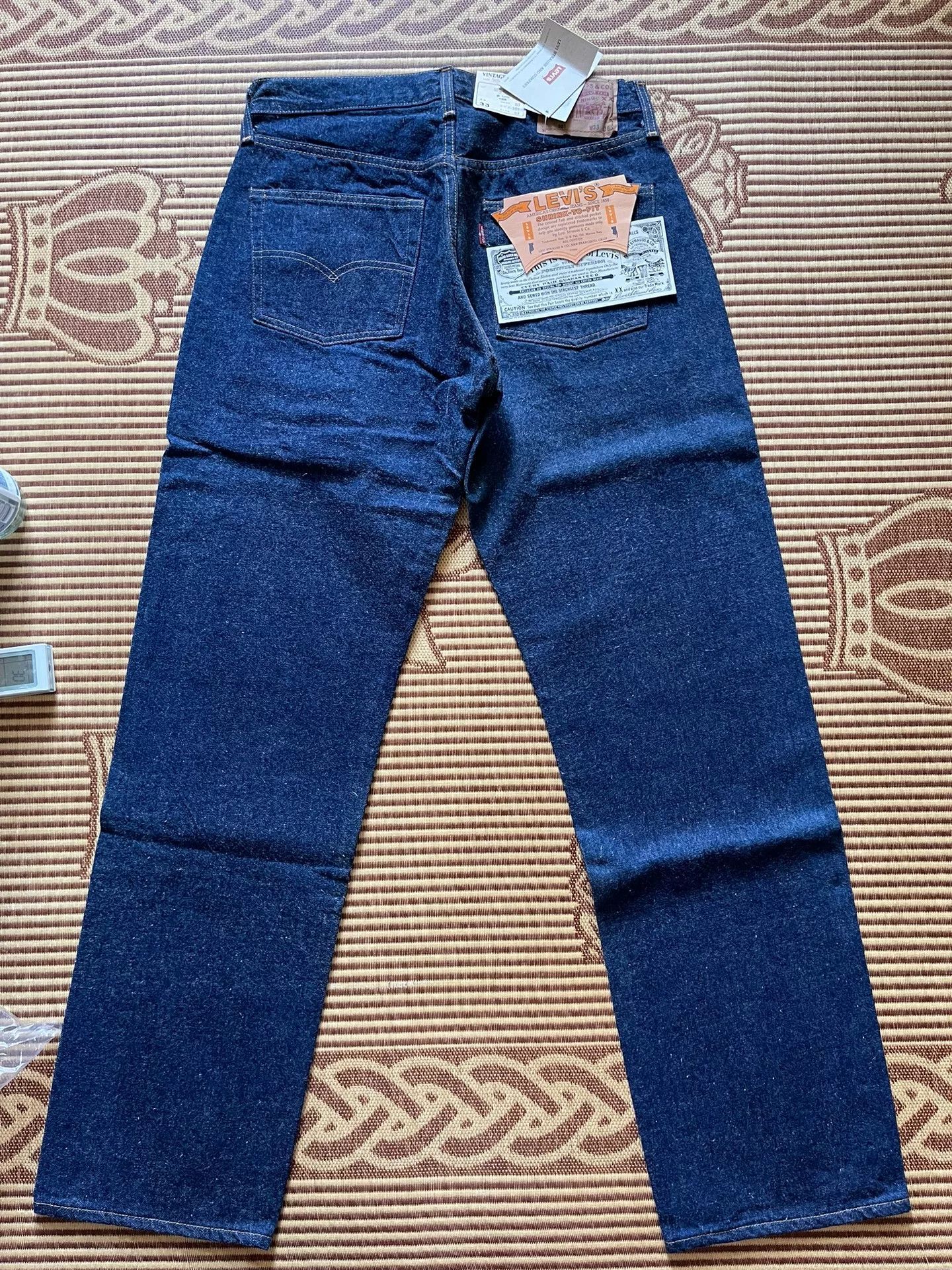 Levi's Vintage Clothing Levi's LVC 555 1960s 66501 Raw Jeans Size US 30 / EU 46 - 3 Thumbnail