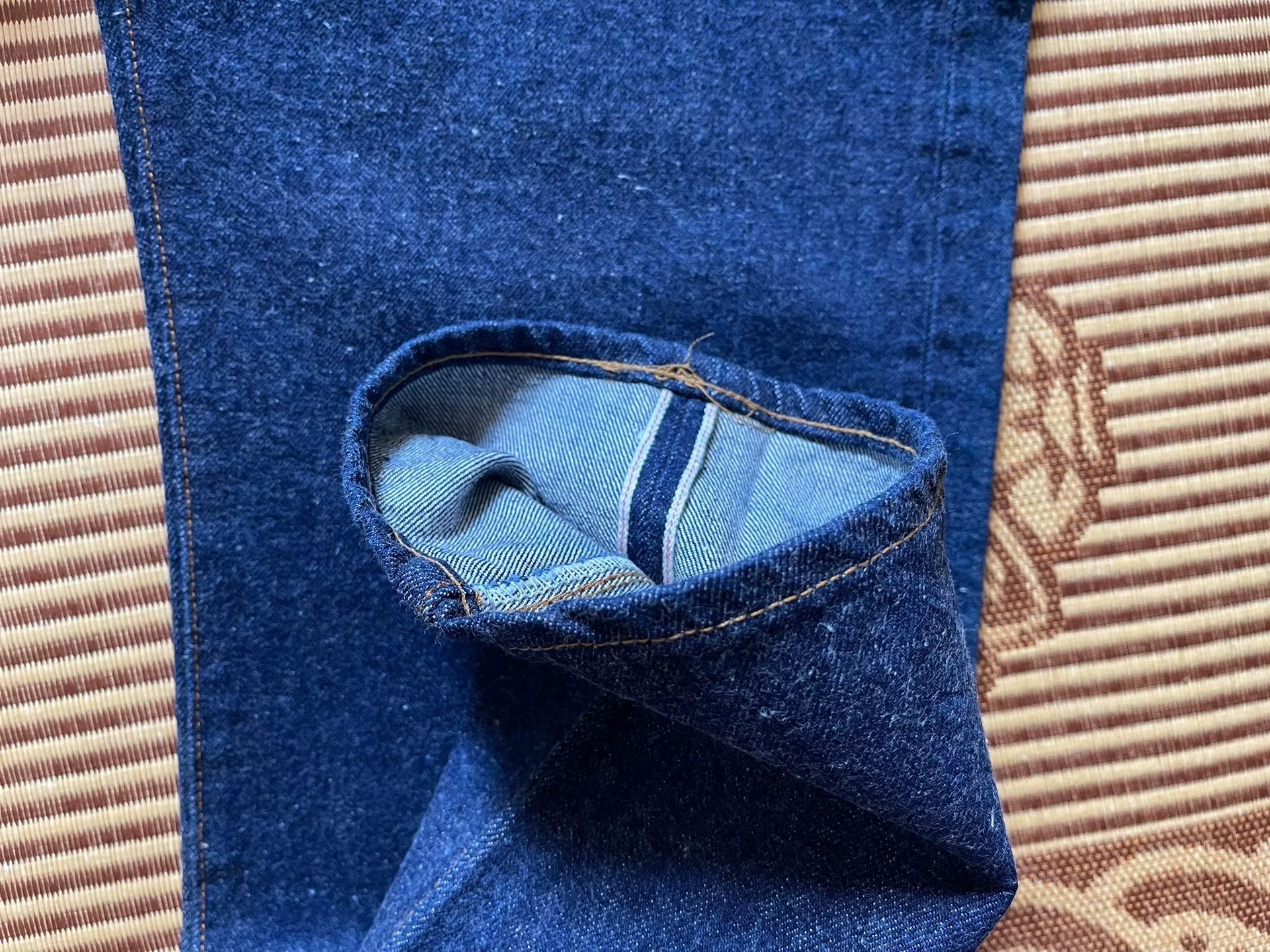 Levi's Vintage Clothing Levi's LVC 555 1960s 66501 Raw Jeans Size US 30 / EU 46 - 8 Thumbnail