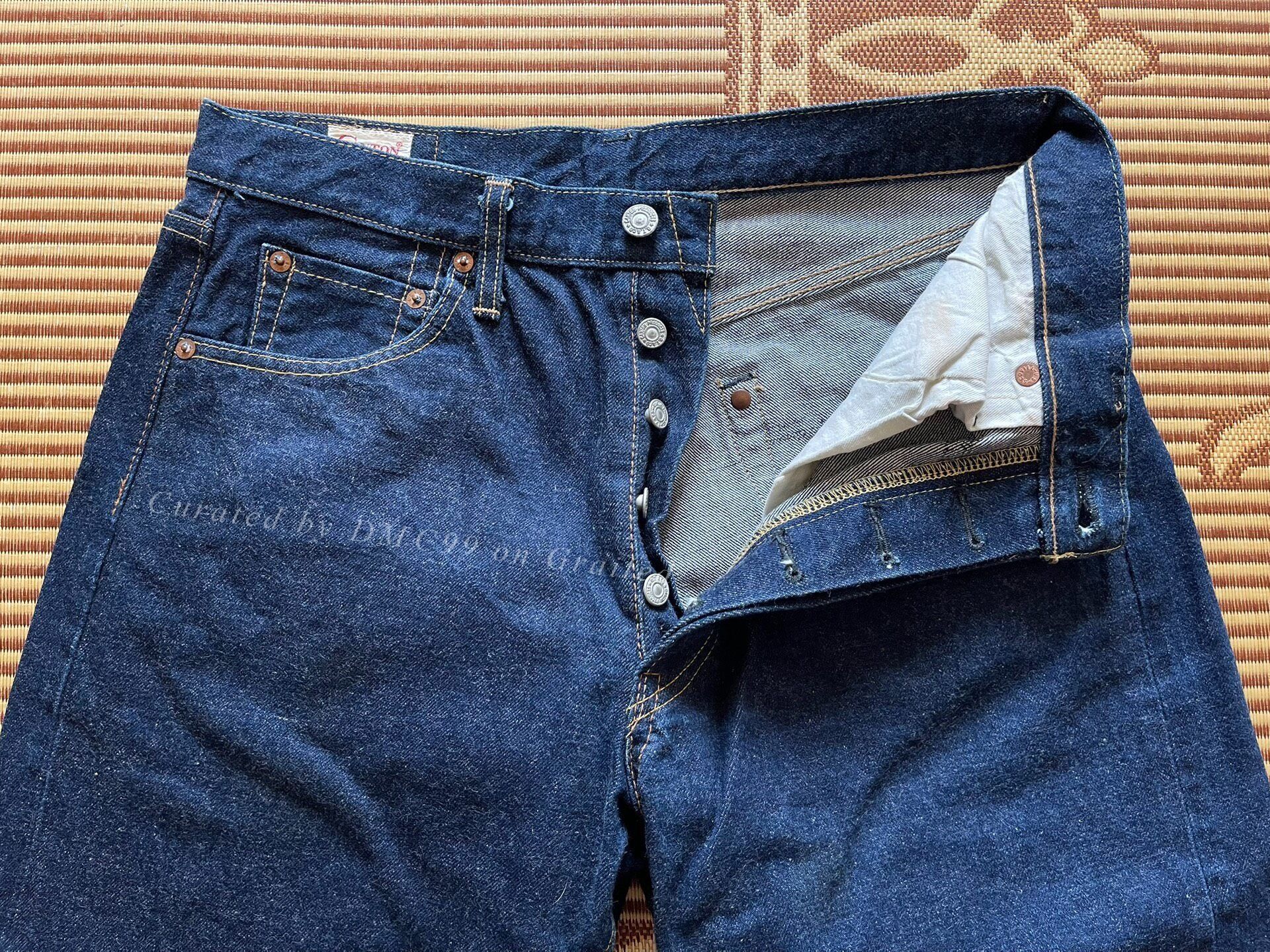 Other Canton 504 14oz Jeans W33L34 Size US 33 - 5 Thumbnail